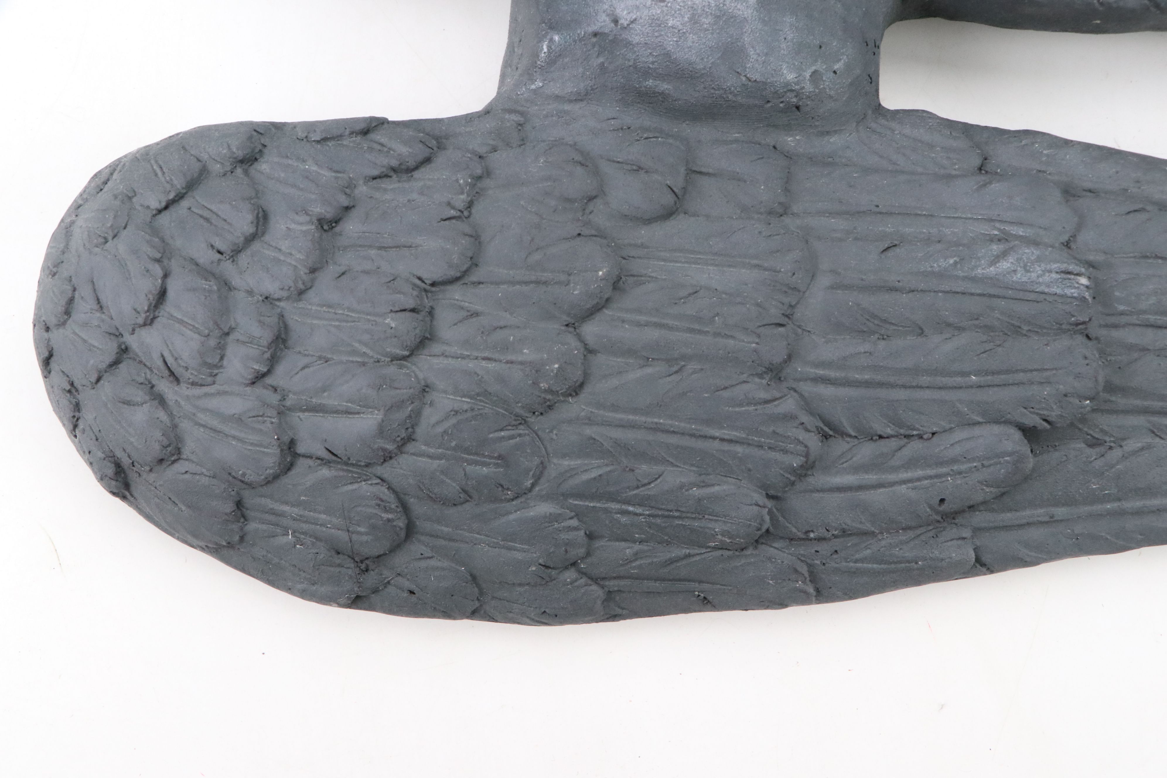 Black Ceramic Angel Wing Wall Décor