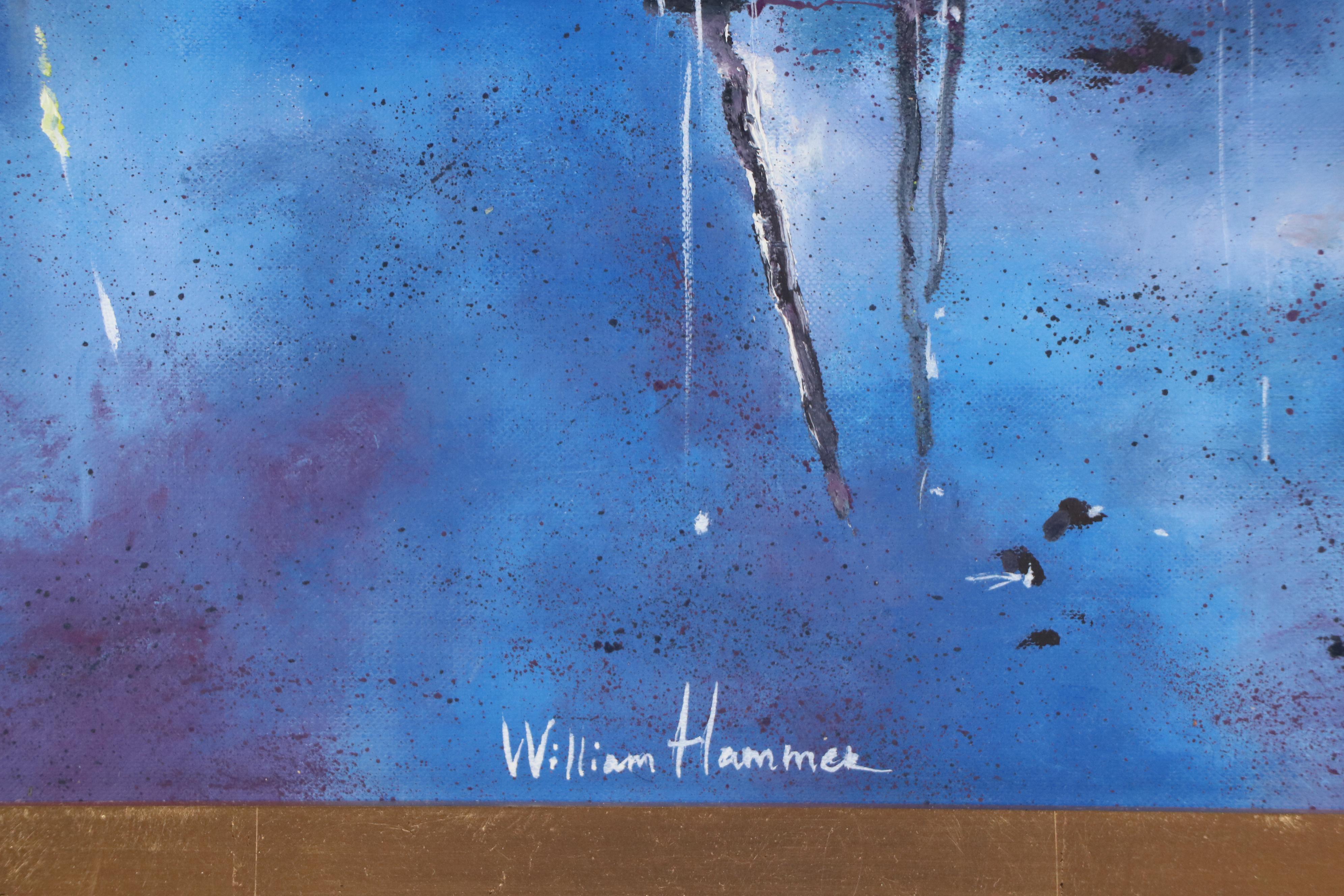 William Hammer Dock Scene Oil Painting, 21st Century