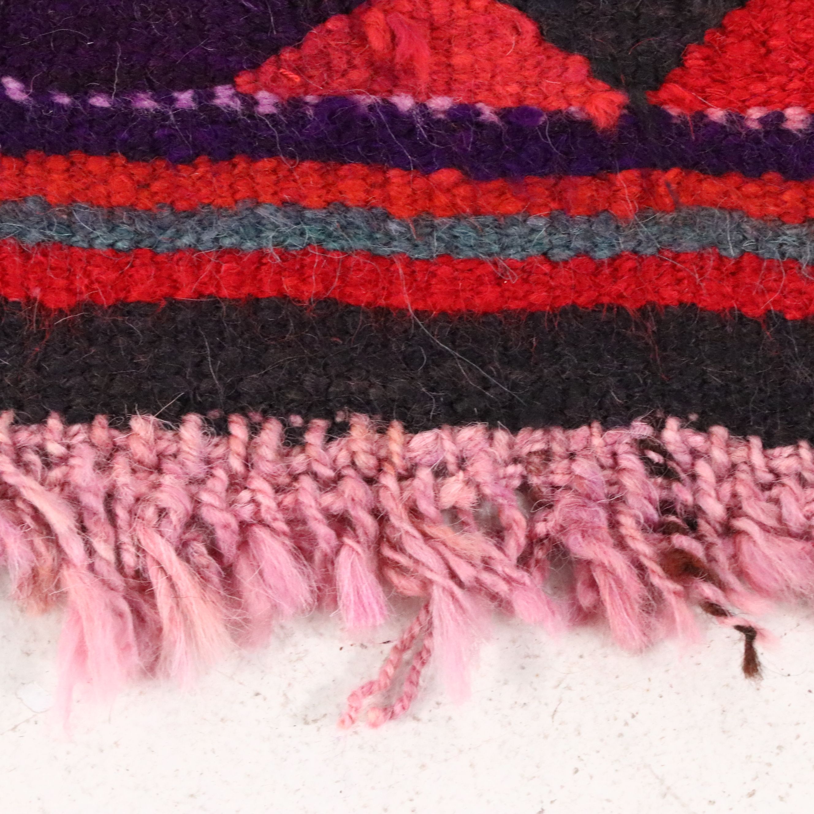 3'4 x 13'6 Hand-Knotted Moroccan Berber Long Rug