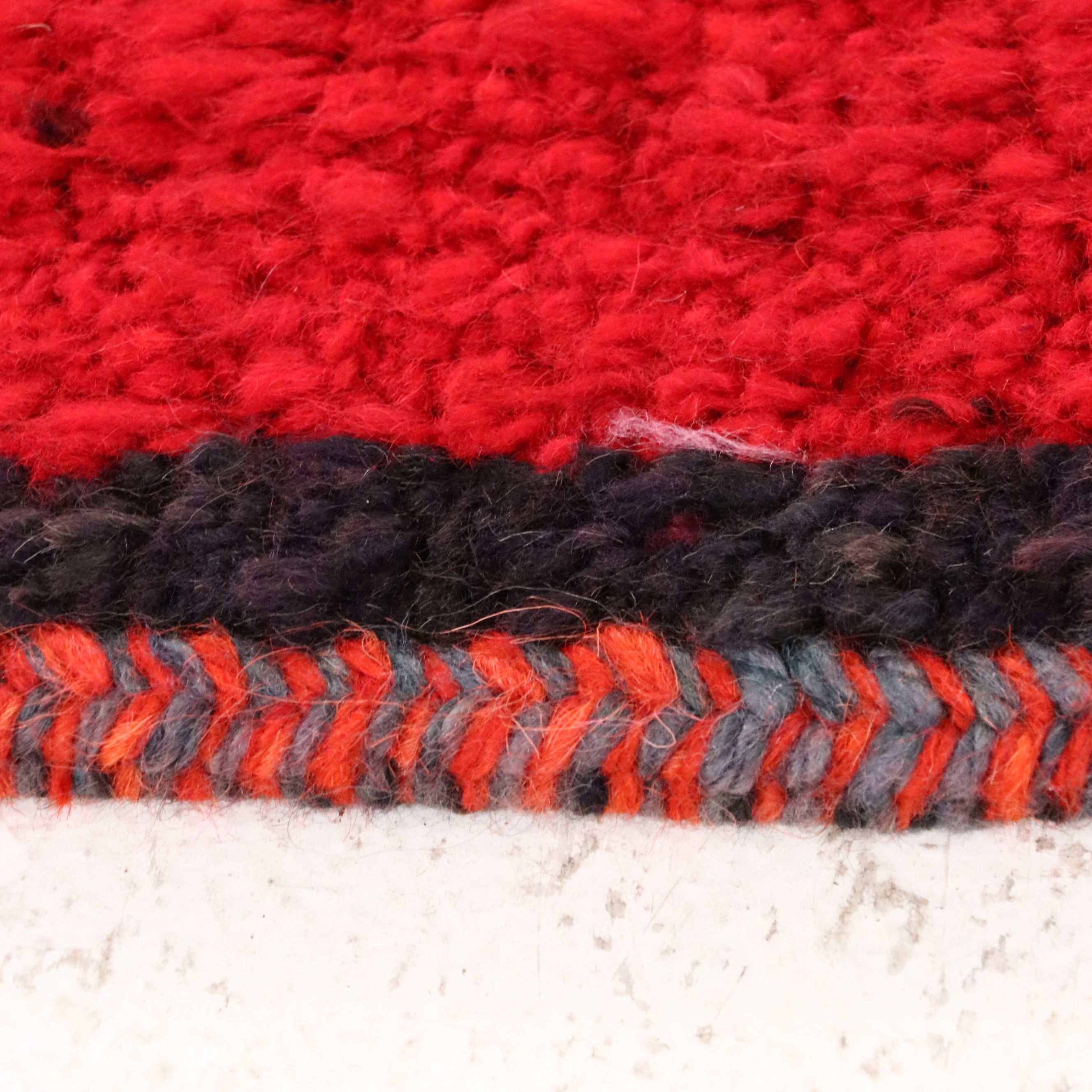 3'4 x 13'6 Hand-Knotted Moroccan Berber Long Rug