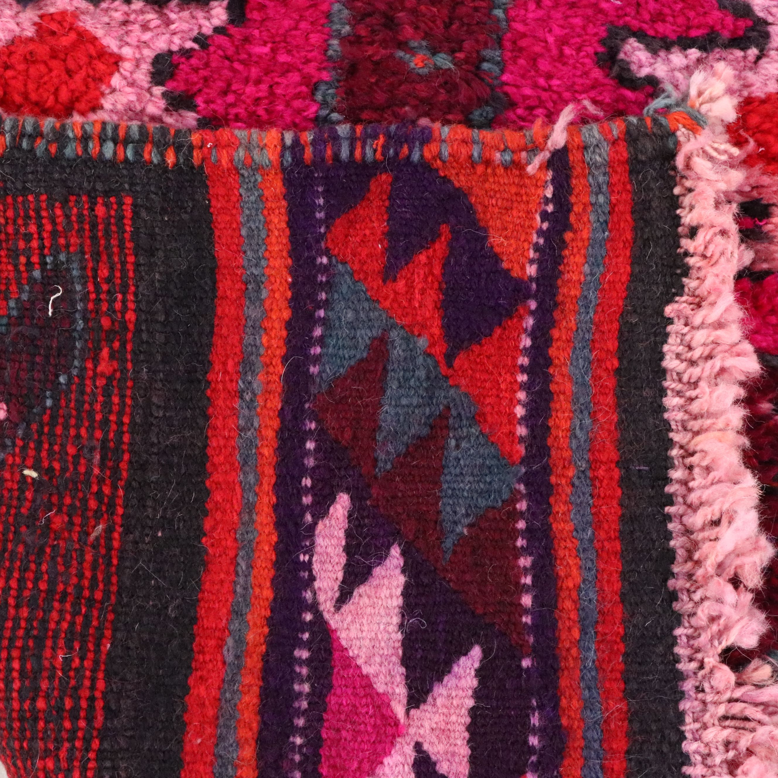 3'4 x 13'6 Hand-Knotted Moroccan Berber Long Rug