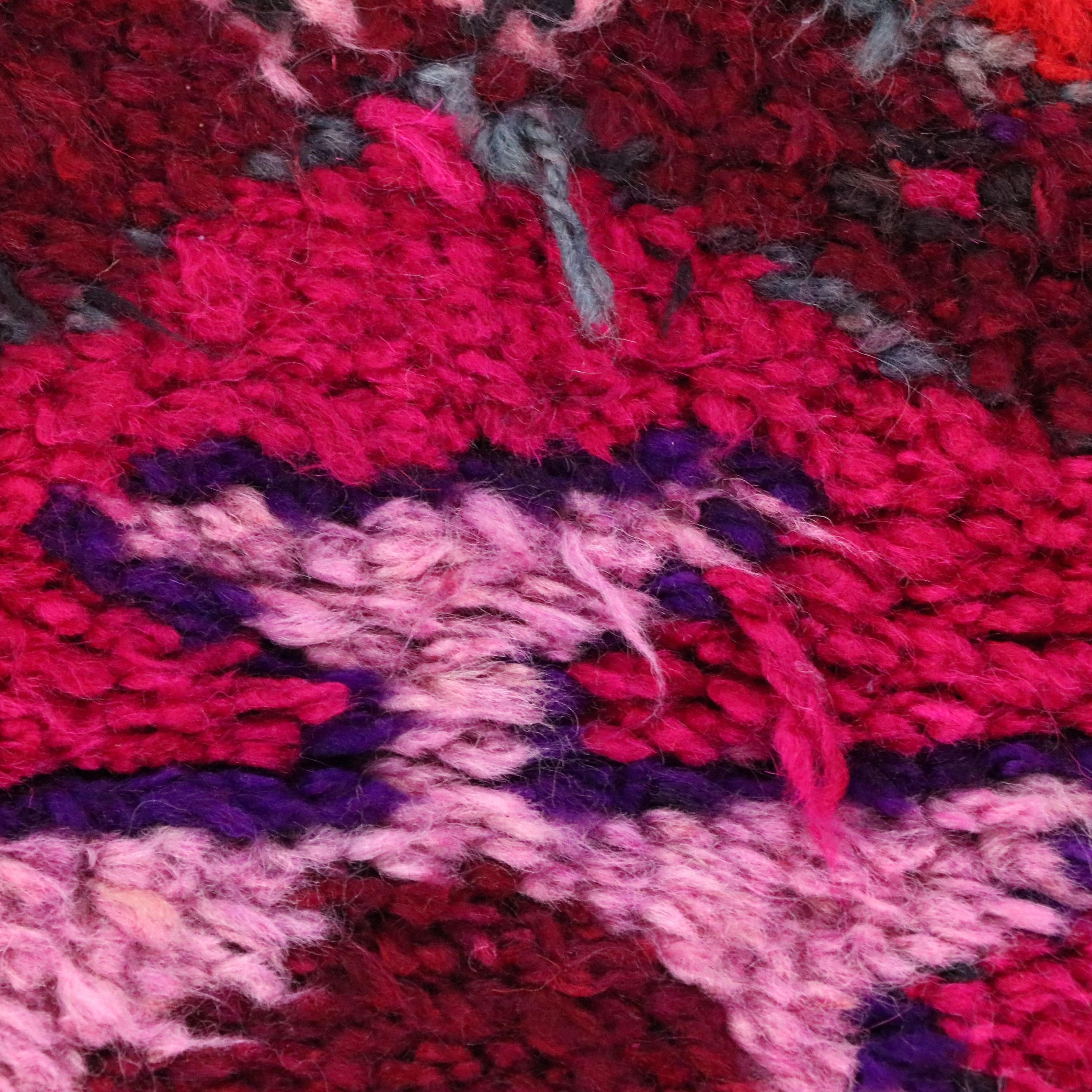 3'4 x 13'6 Hand-Knotted Moroccan Berber Long Rug