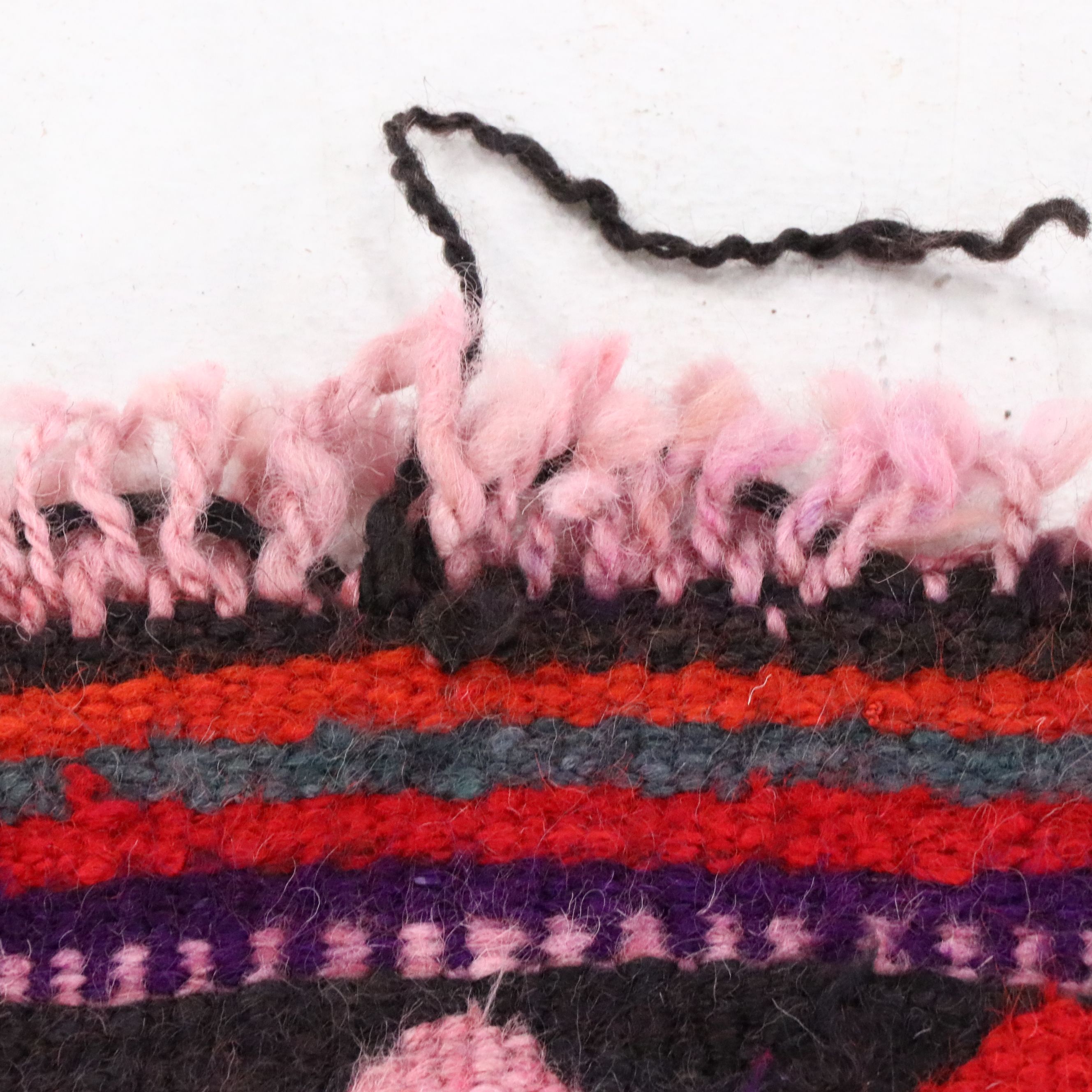 3'4 x 13'6 Hand-Knotted Moroccan Berber Long Rug