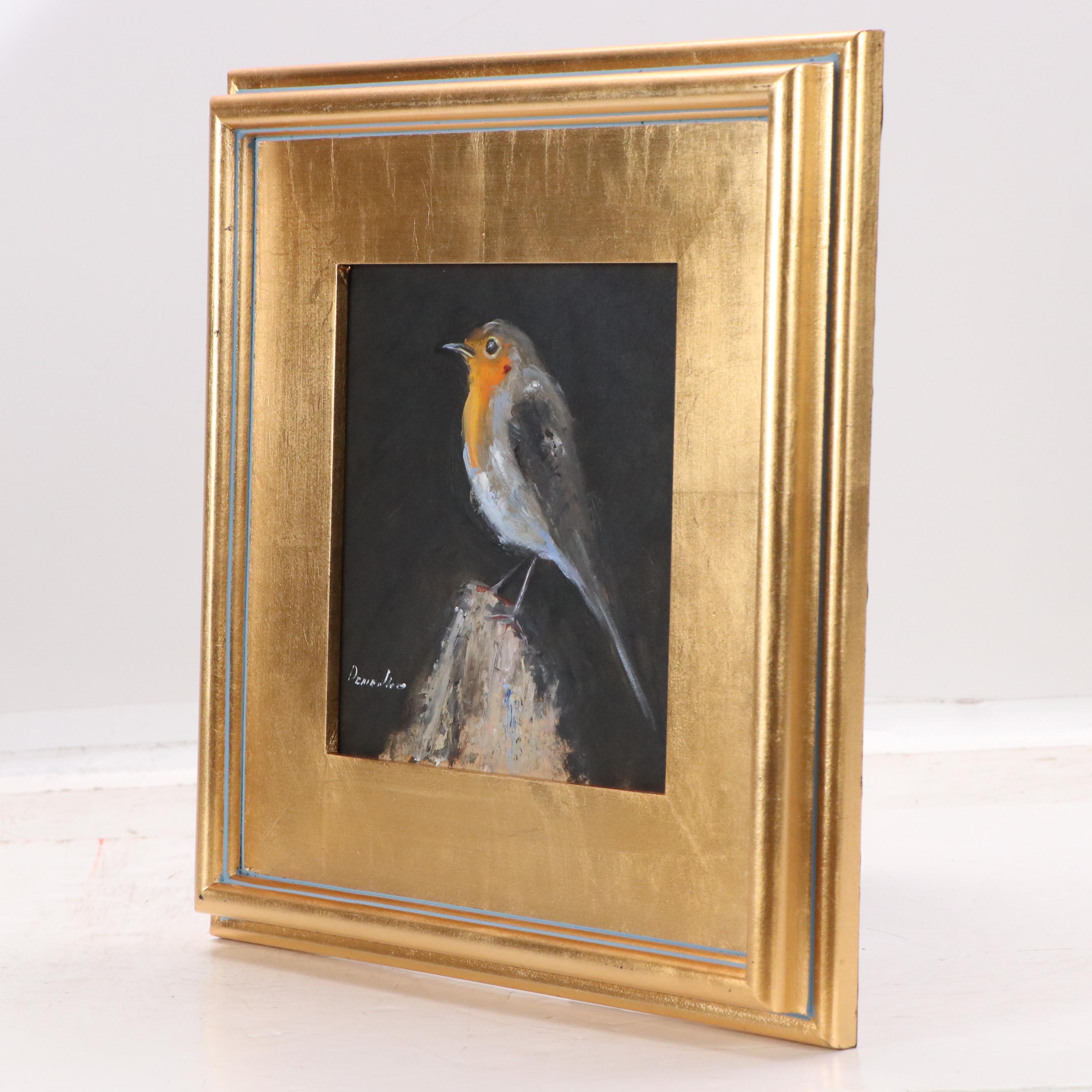 Natalia Demenko Oil Painting of Bird, 21st Century