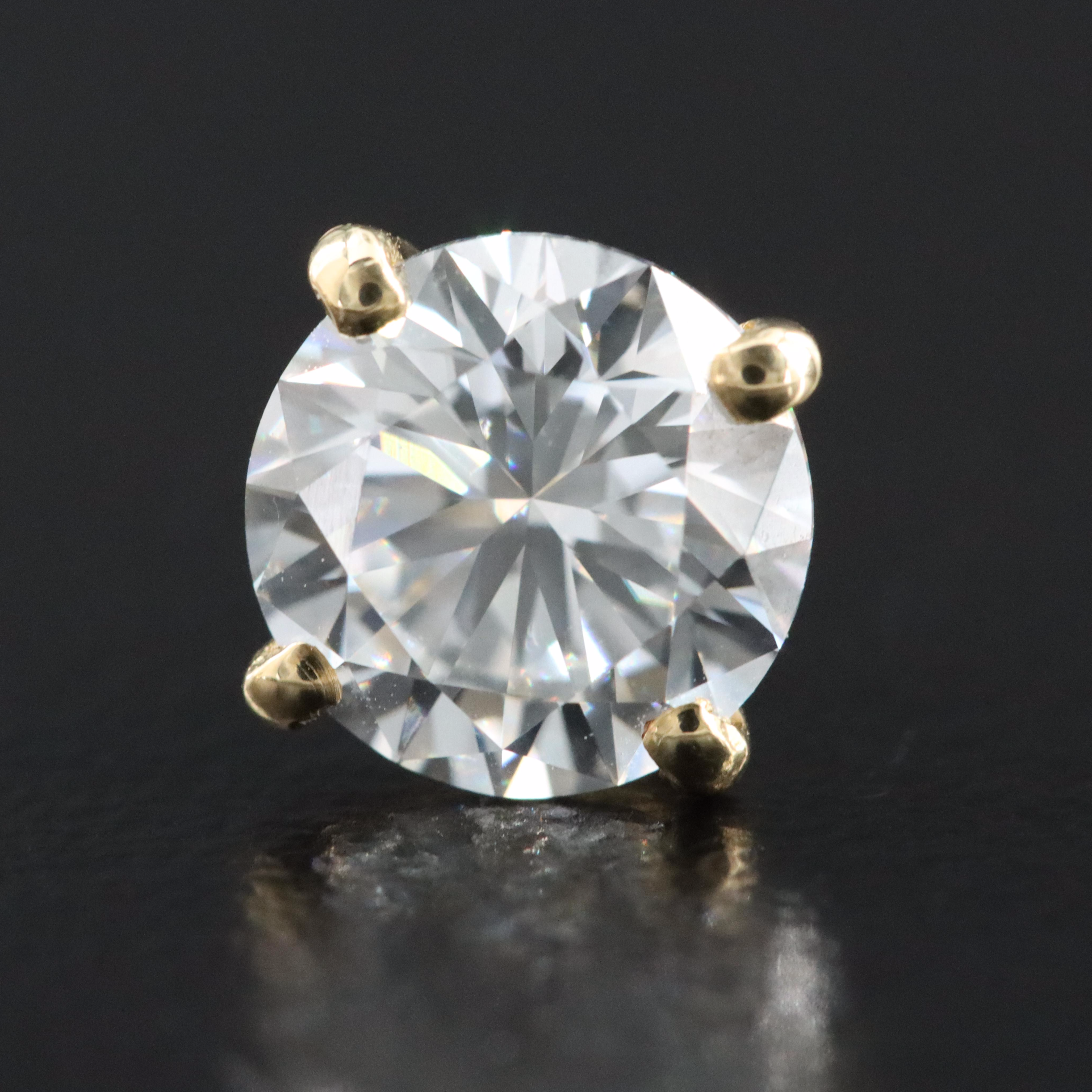 18K 3.02 CTW Lab Grown Diamond Earrings with IGI Jewelry Report