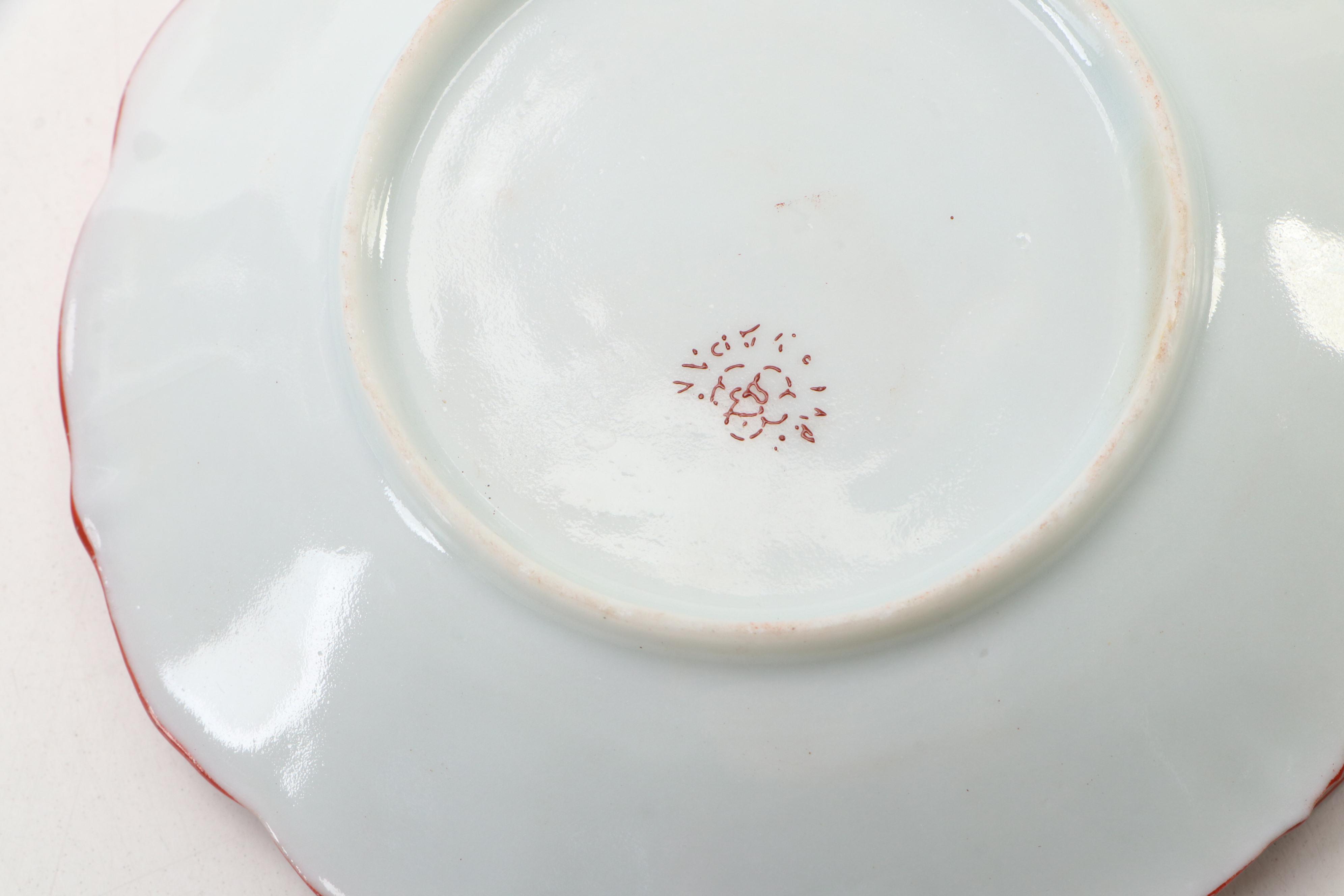 Japanese Kutani Porcelain Tableware and Accessories