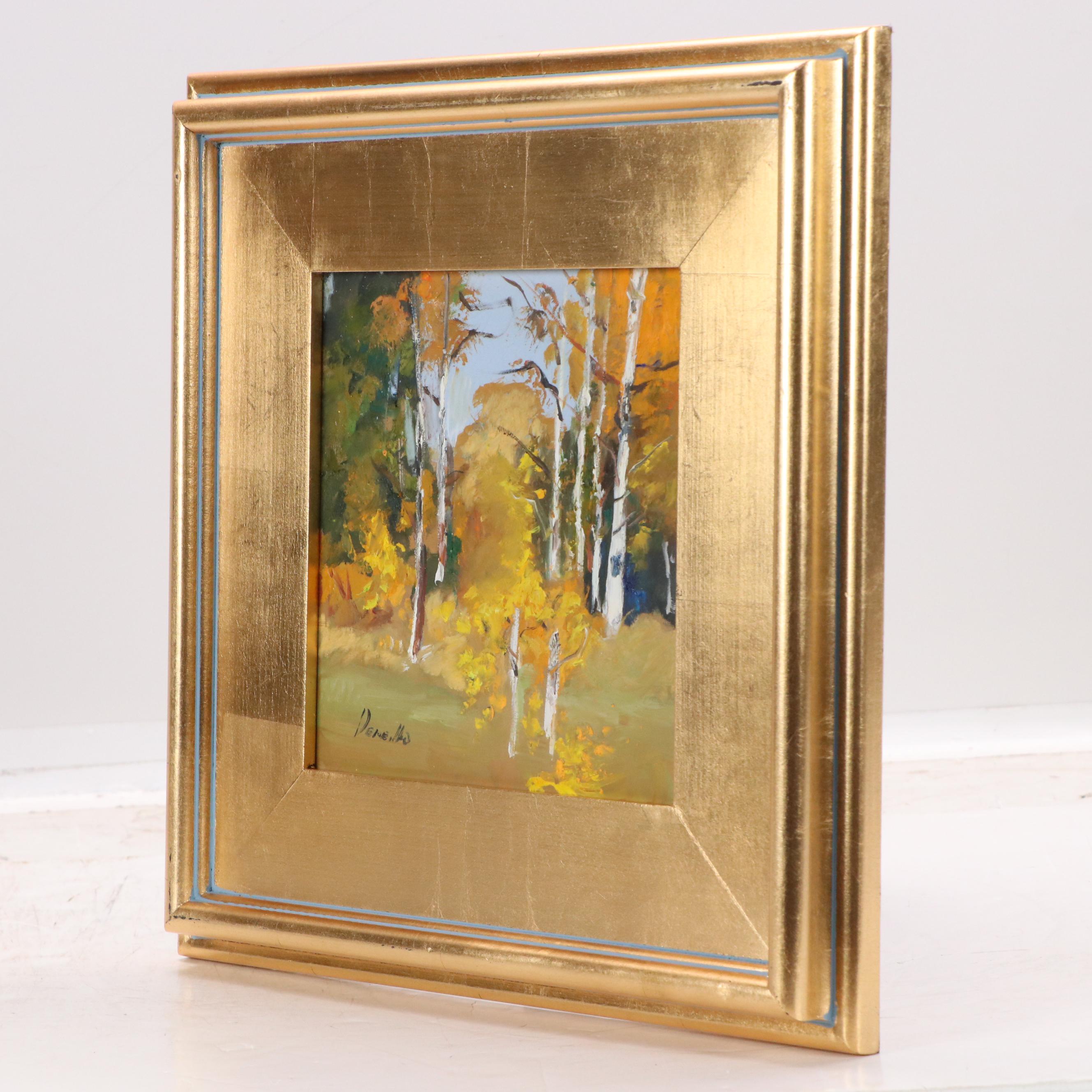 Natalia Demenko Forest Landscape Oil Painting, 21st Century