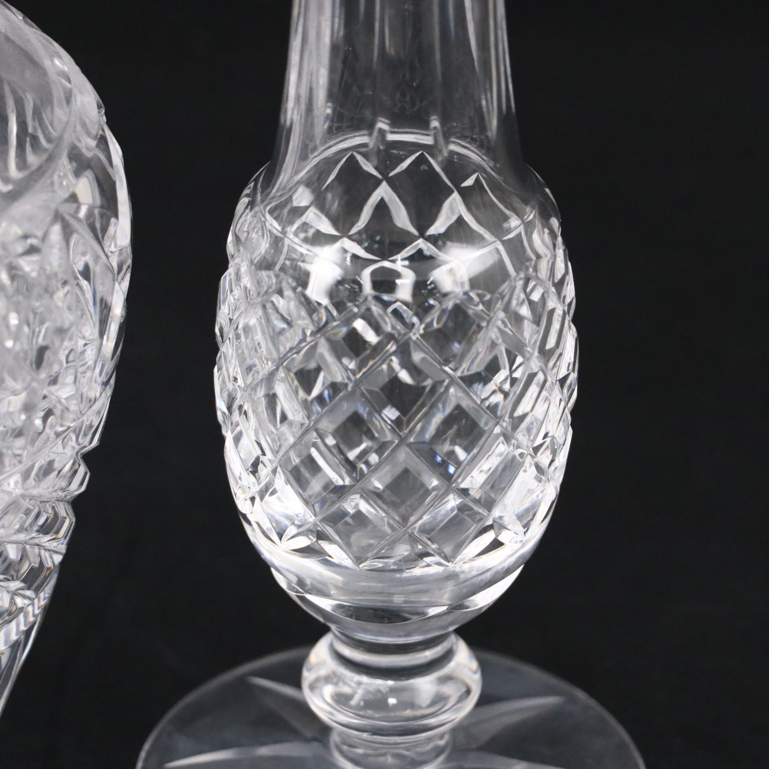 Waterford Crystal Vase, Bud Vase, Bowl, and Irish Coffee Glass
