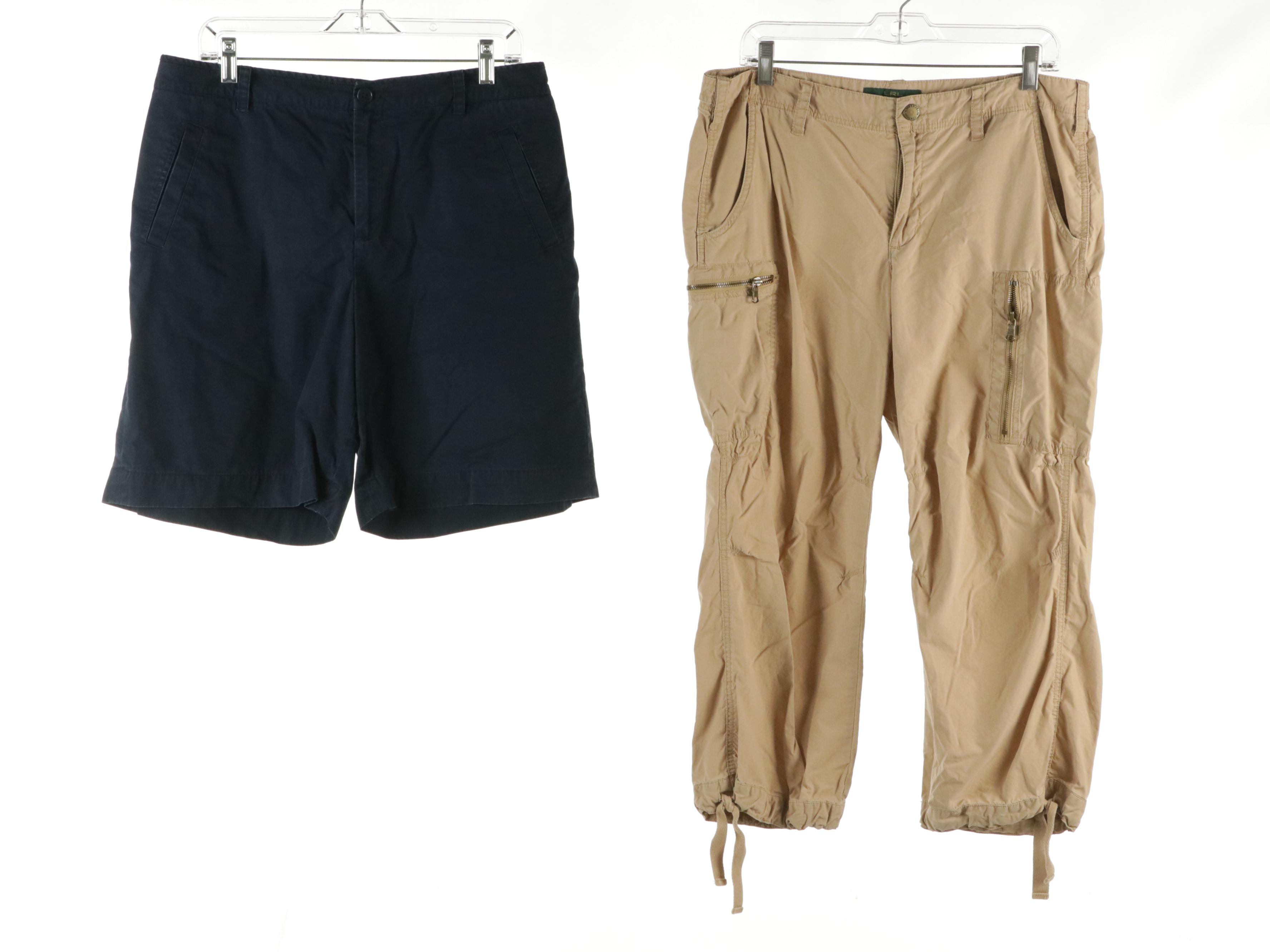 Lauren Ralph Lauren Shorts, Capris, Button-Front Tops and Short Sleeve Shirt