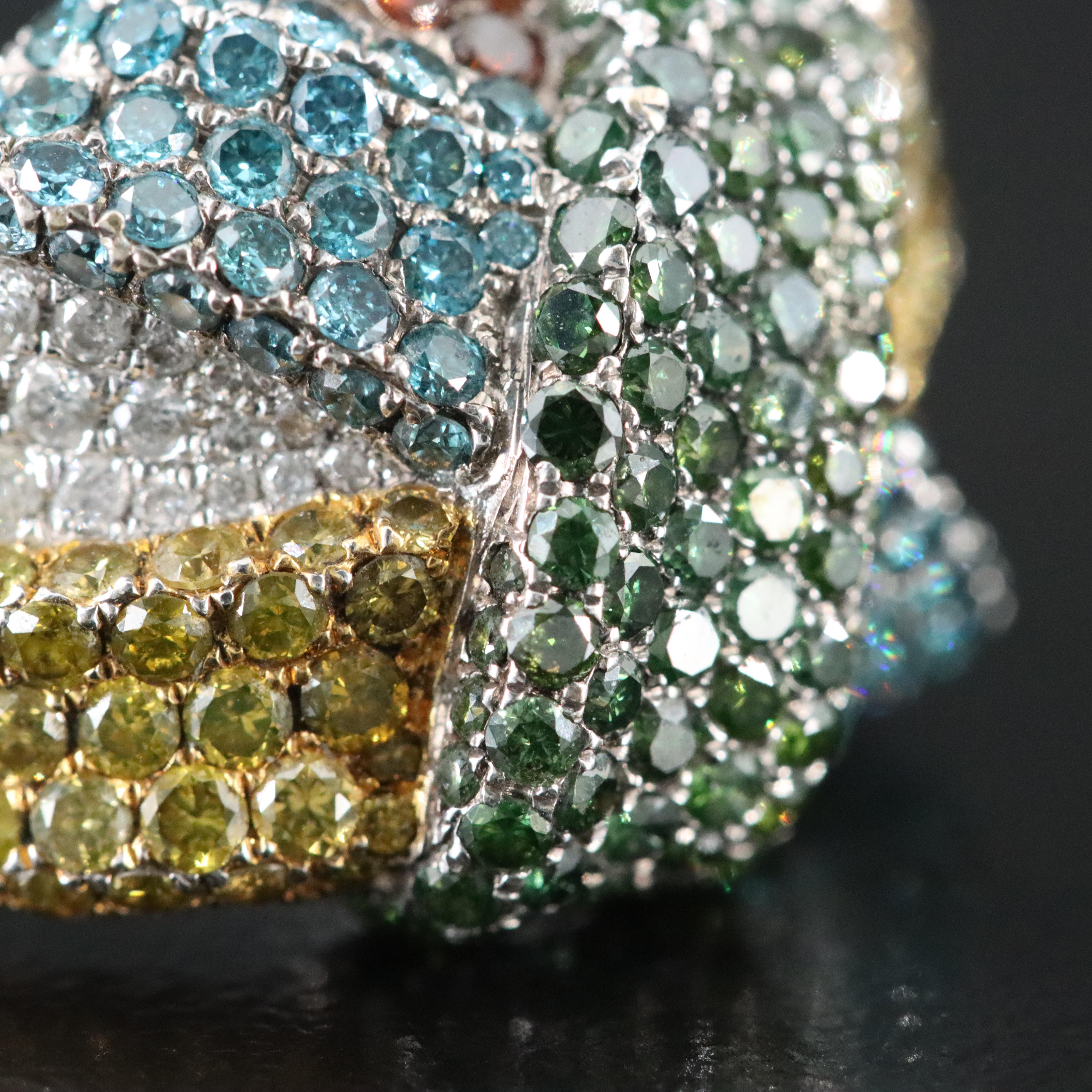 Le Vian 18K 2.81 CTW Diamond Crossover Ring with Fancy Diamonds