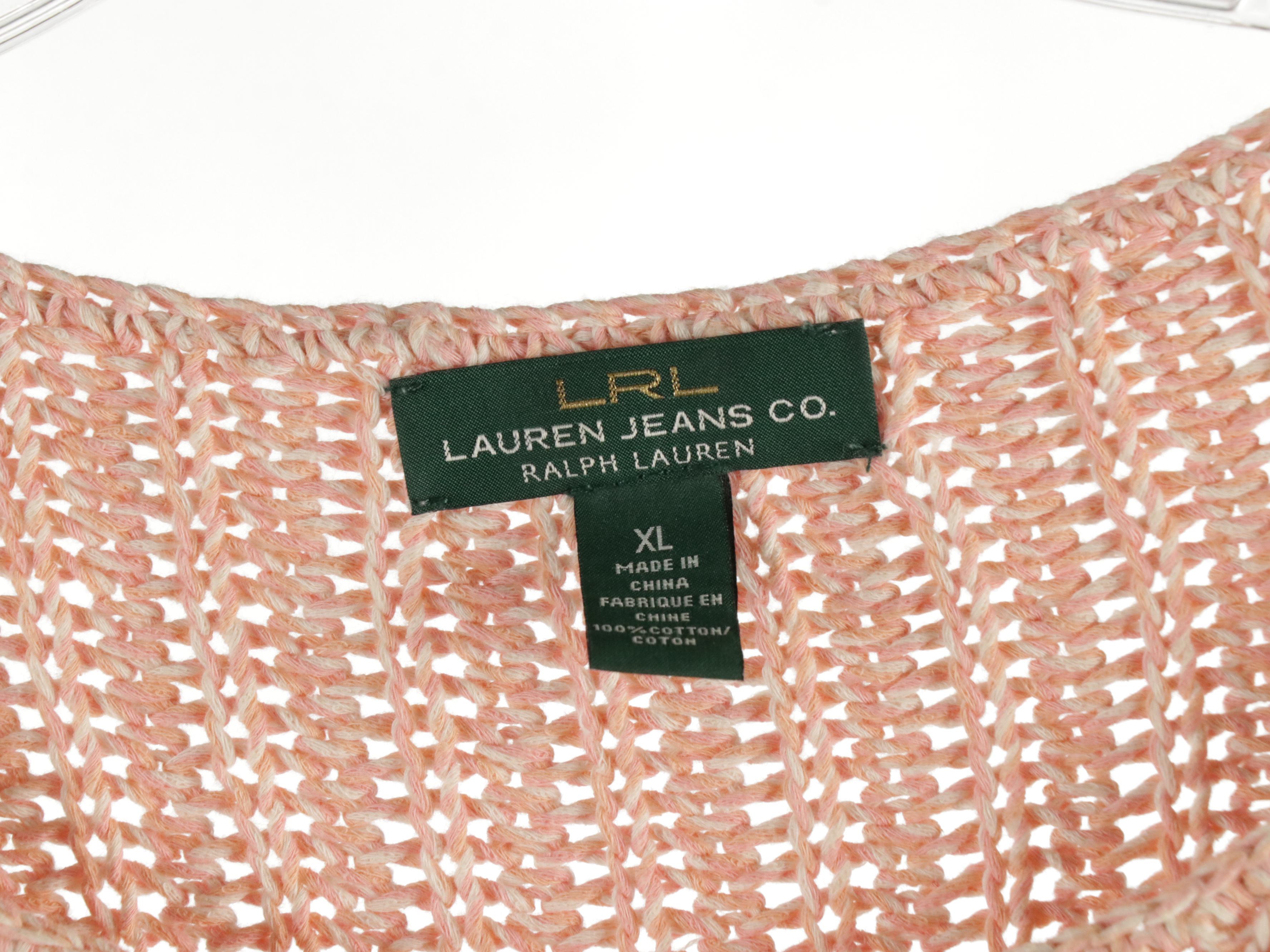 Lauren by Ralph Lauren Knit Sweaters, Sleeveless Tops, and Printed Silk Skirt