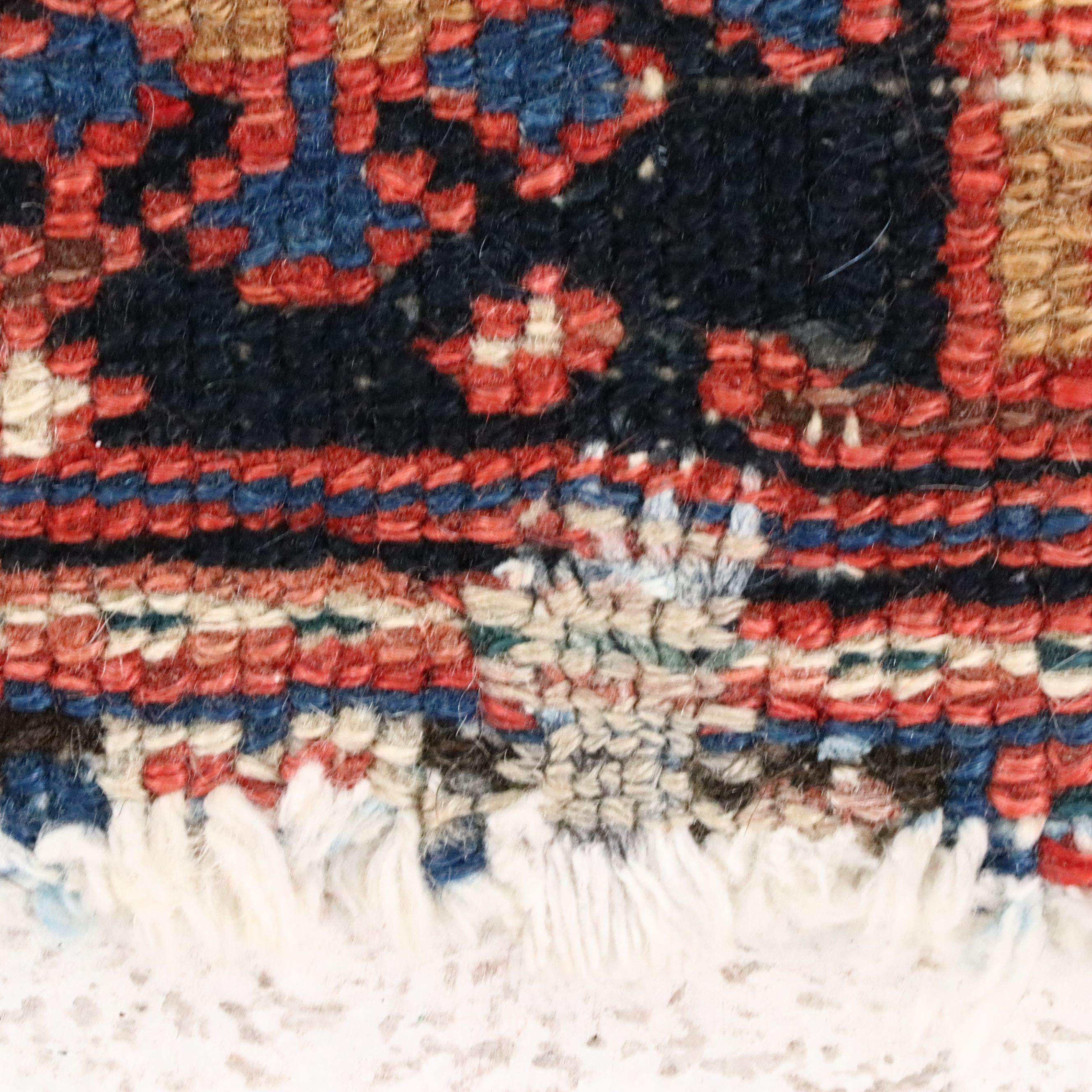 4'8 x 6'1 Hand-Knotted Persian Hamadan Area Rug