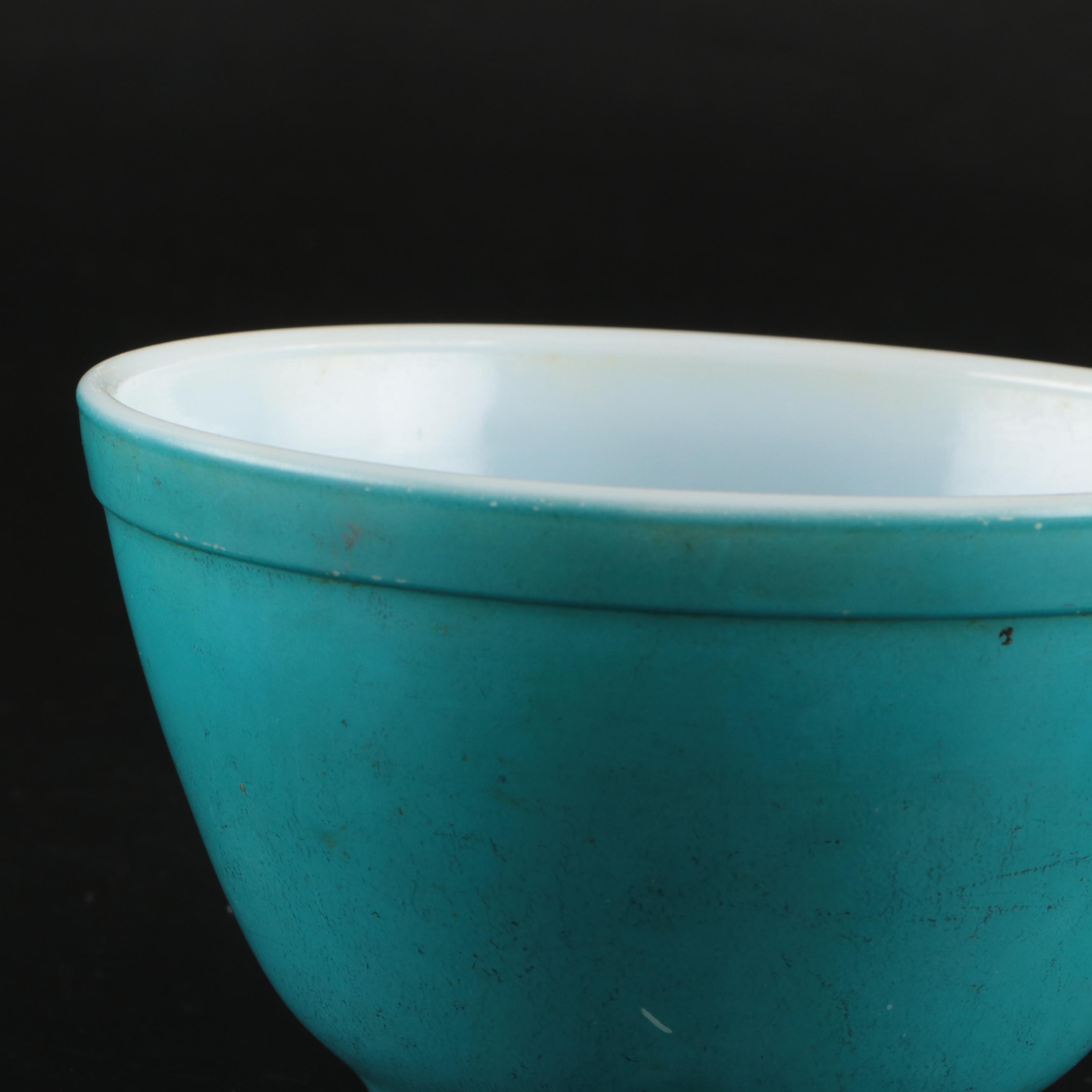 Pyrex Glass Bowl and Lidded Box, H.P. Hood & Sons Butter Dish and More Serveware