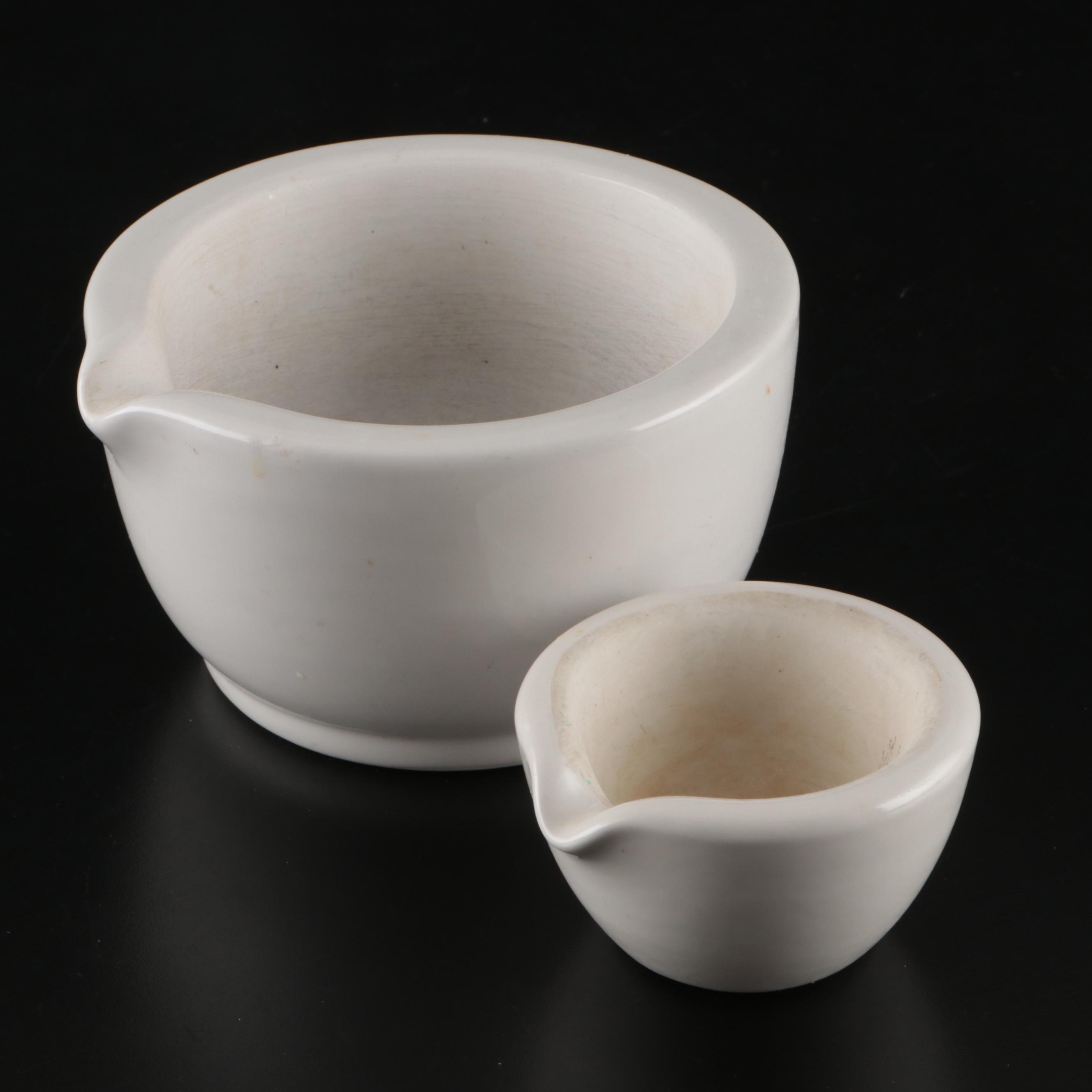 Pyrex Glass Bowl and Lidded Box, H.P. Hood & Sons Butter Dish and More Serveware