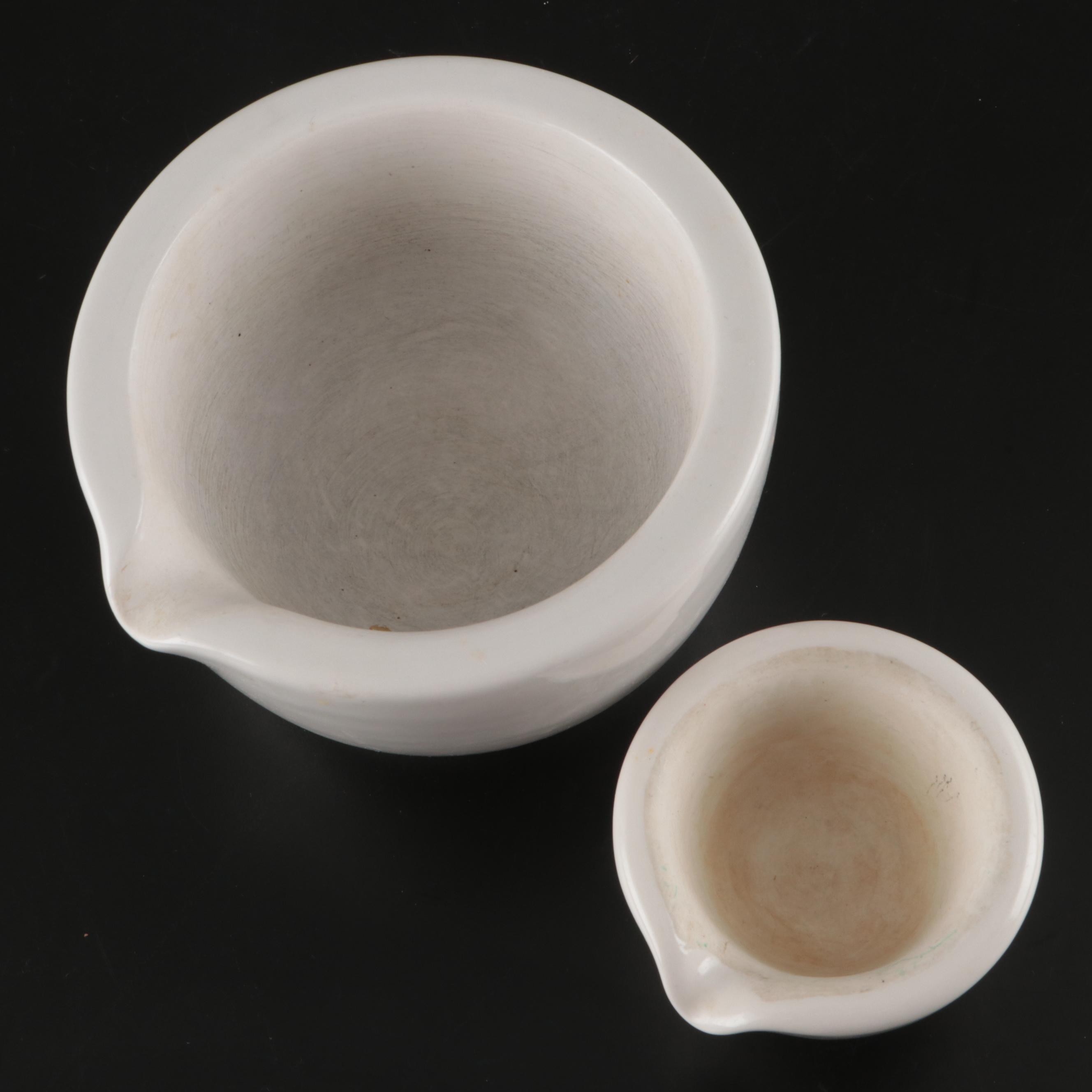 Pyrex Glass Bowl and Lidded Box, H.P. Hood & Sons Butter Dish and More Serveware