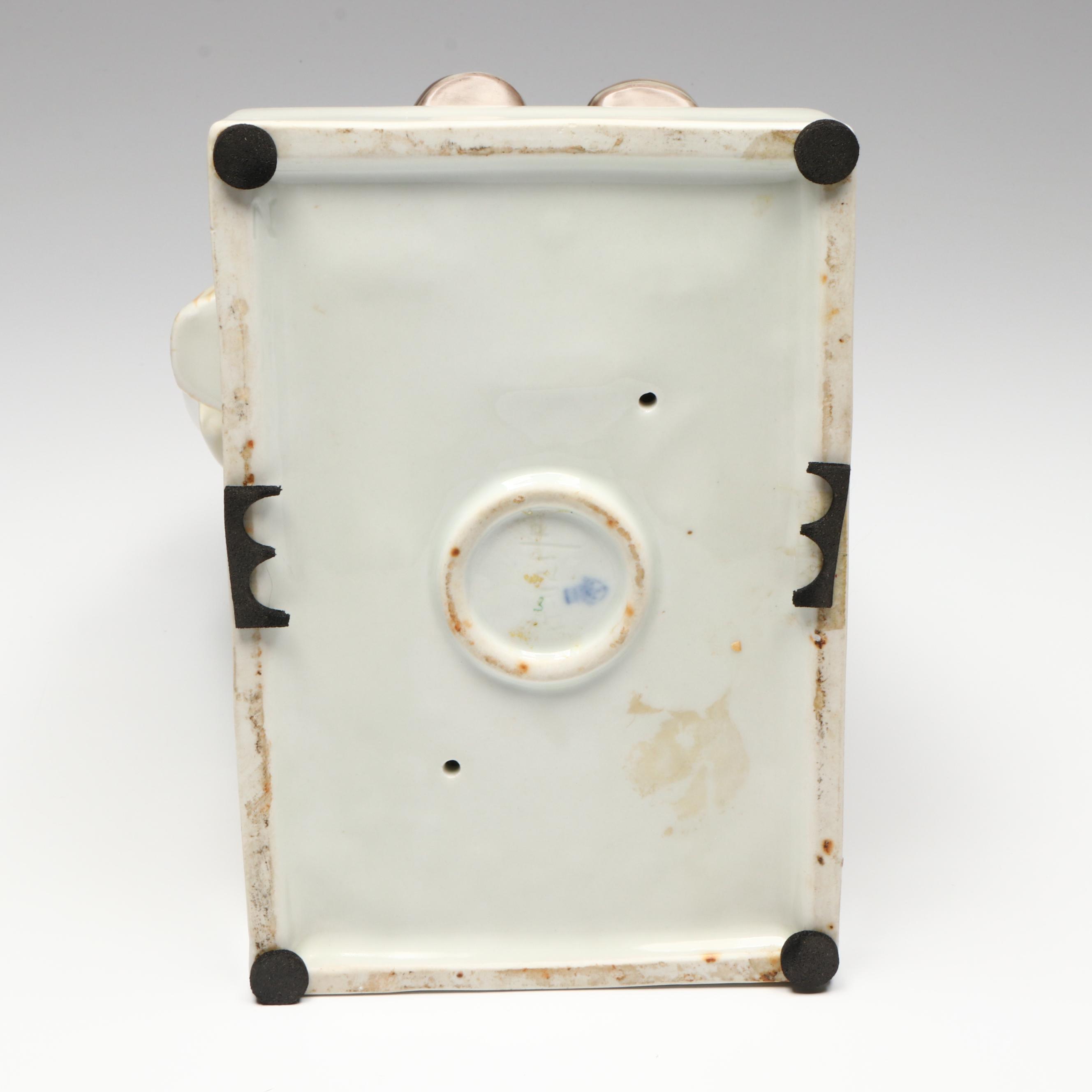 Zsolnay Hungarian Porcelain Woodcarver Figurine