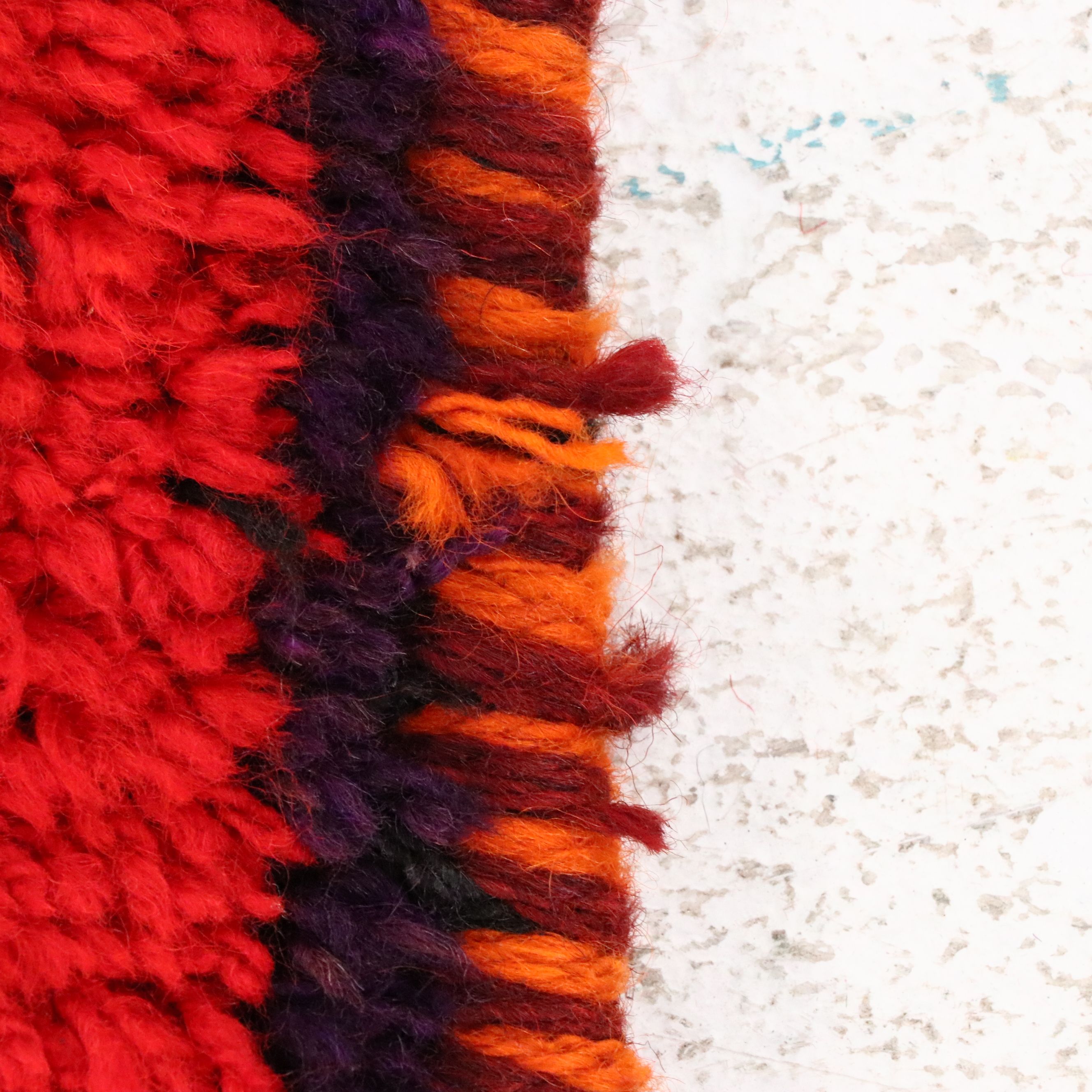 3'3 x 10'10 Hand-Knotted Moroccan Berber Long Rug