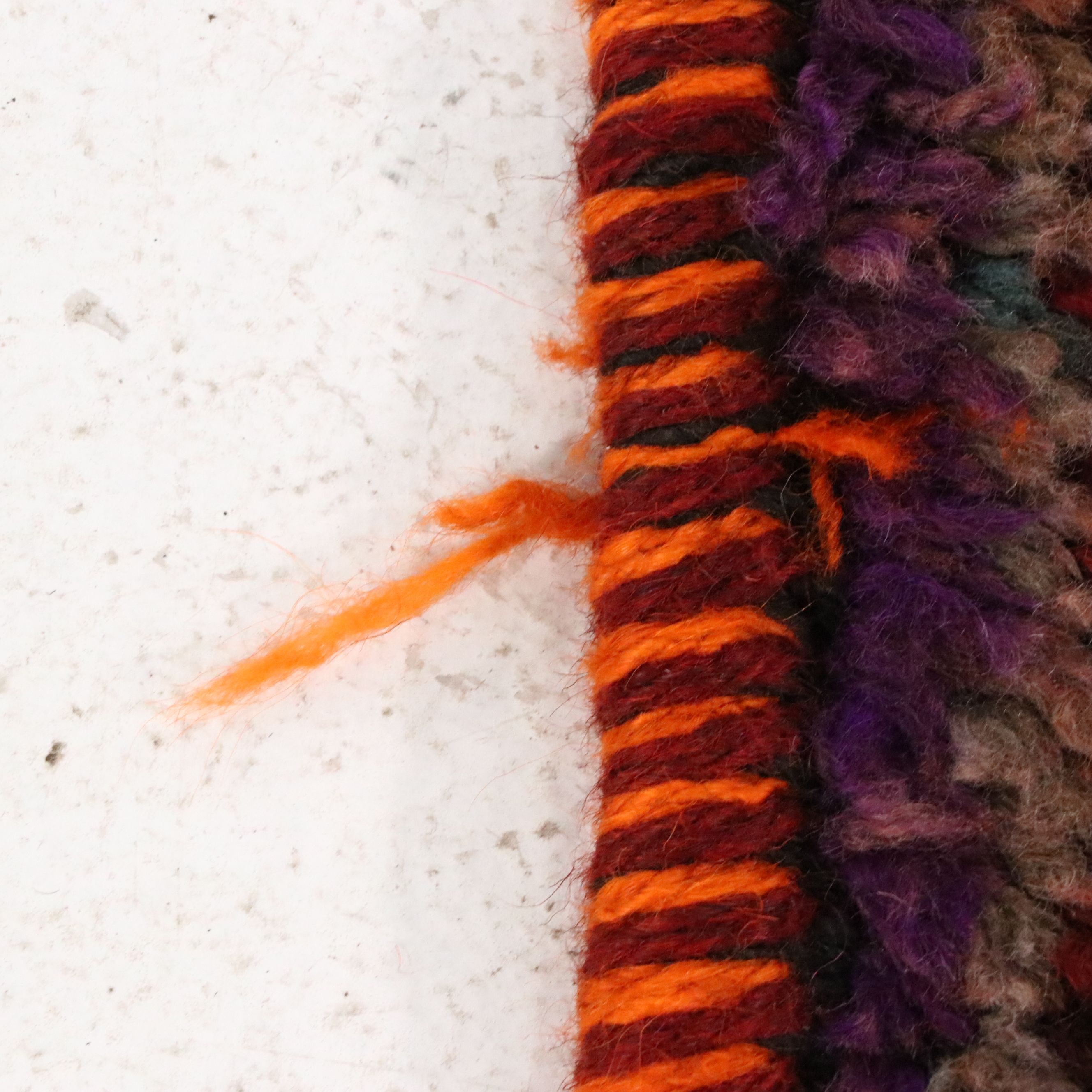 3'3 x 10'10 Hand-Knotted Moroccan Berber Long Rug