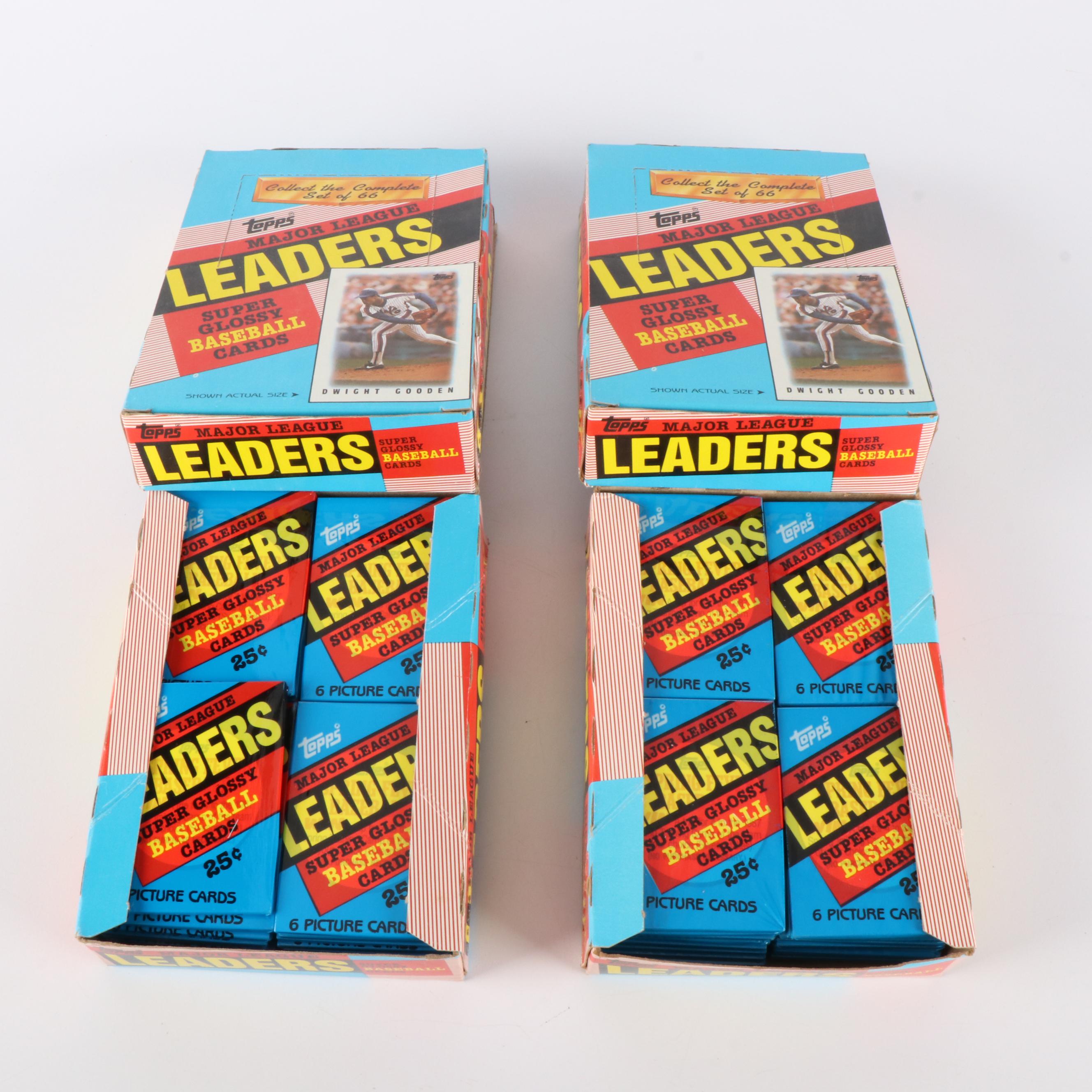 1986 Topps Sealed Mini Baseball Card Wax Packs with Original Boxes