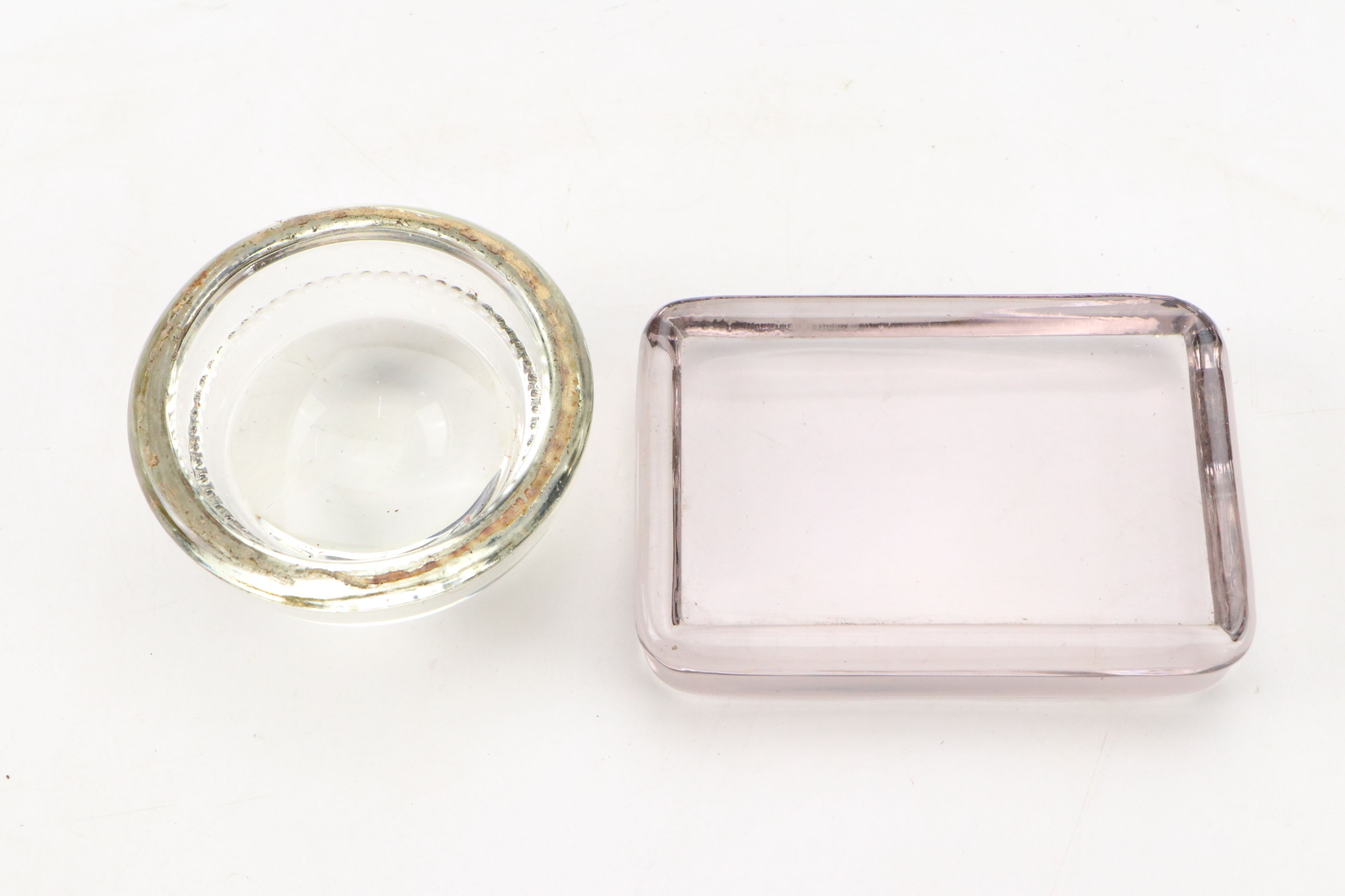 Ohia Sweden Chrome Cigarette Box with Other Boxes, Stamps and More Décor