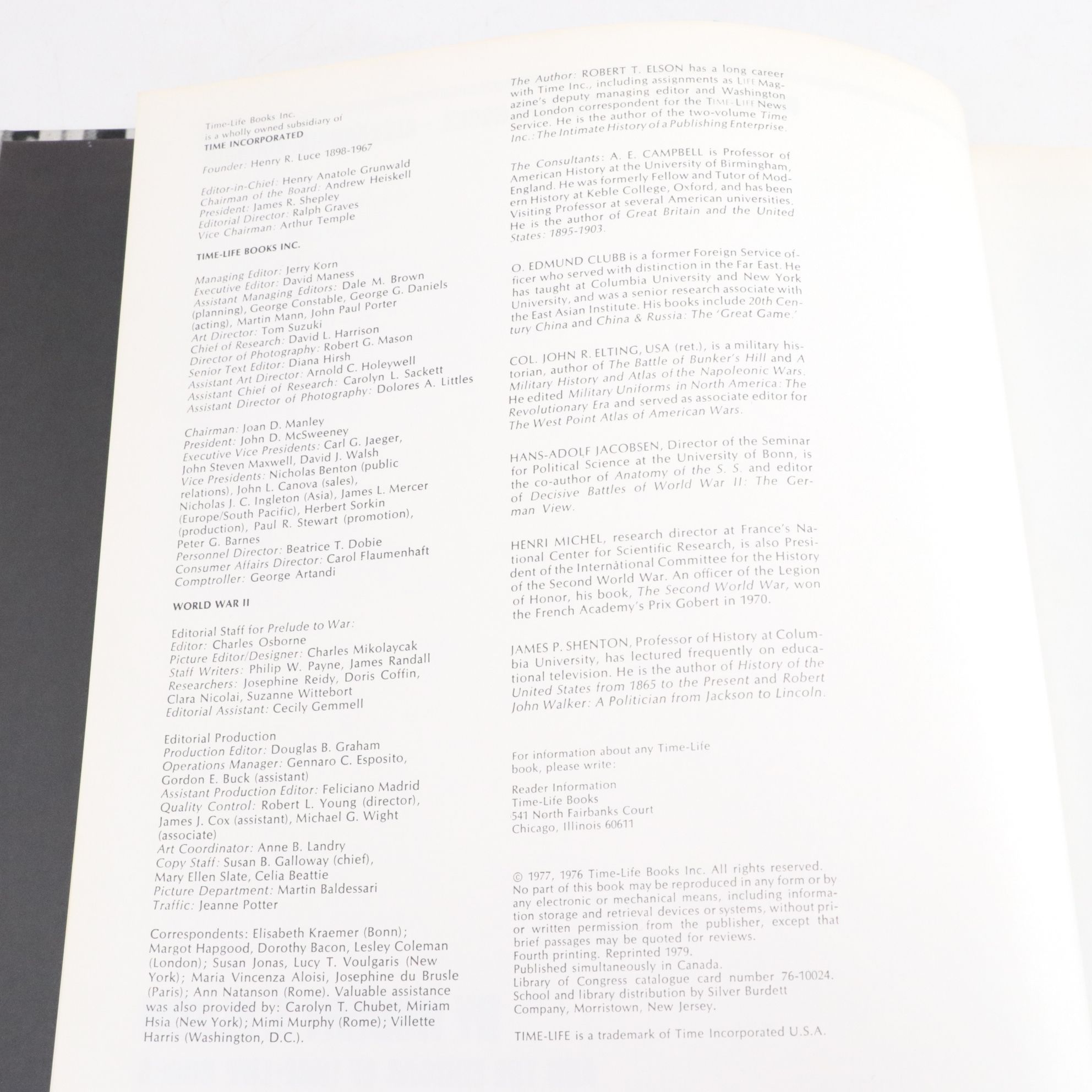 Time-Life "World War II" Pacific & African Theater Collection