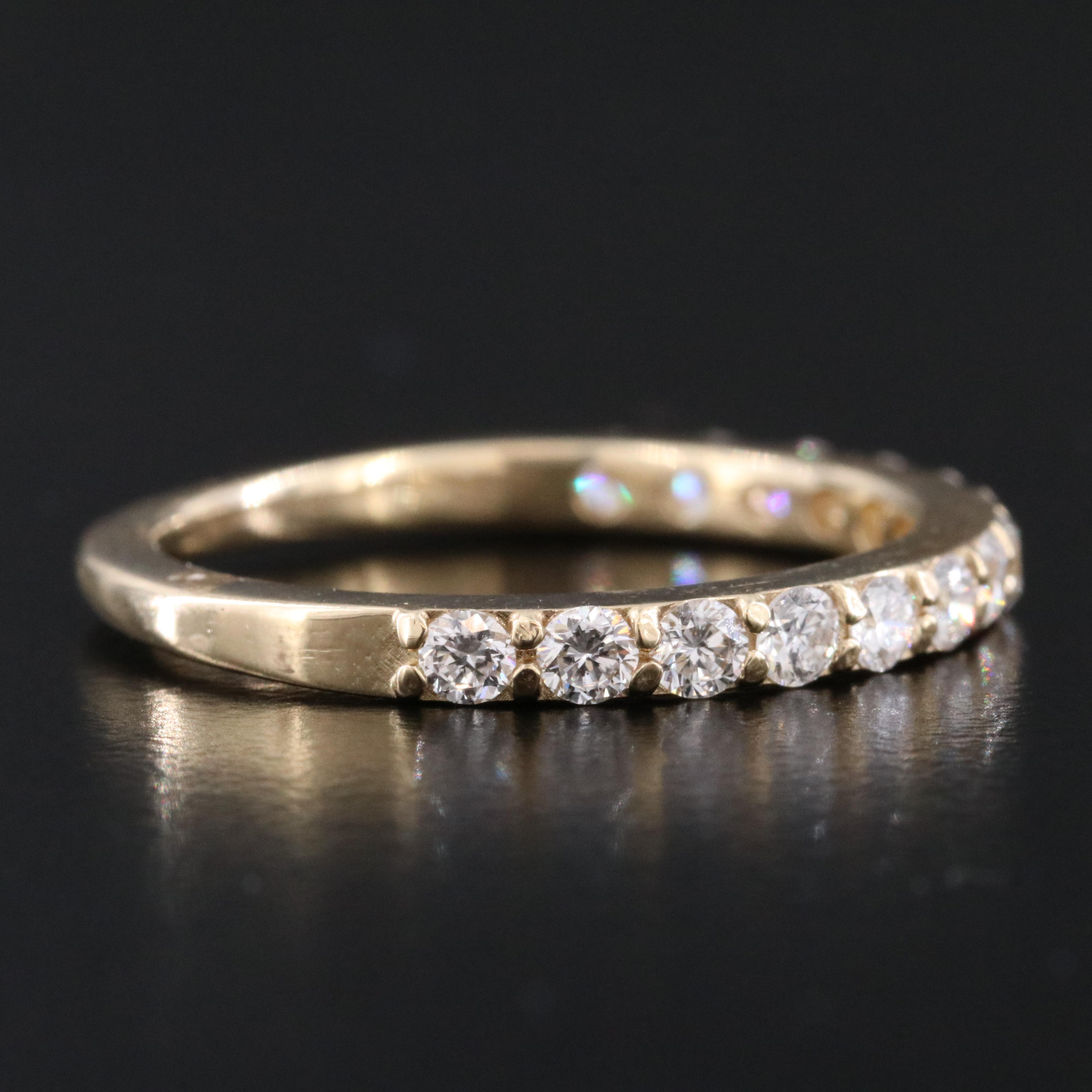 14K 5.03 CTW Lab Grown Diamond Ring Set with IGI Report