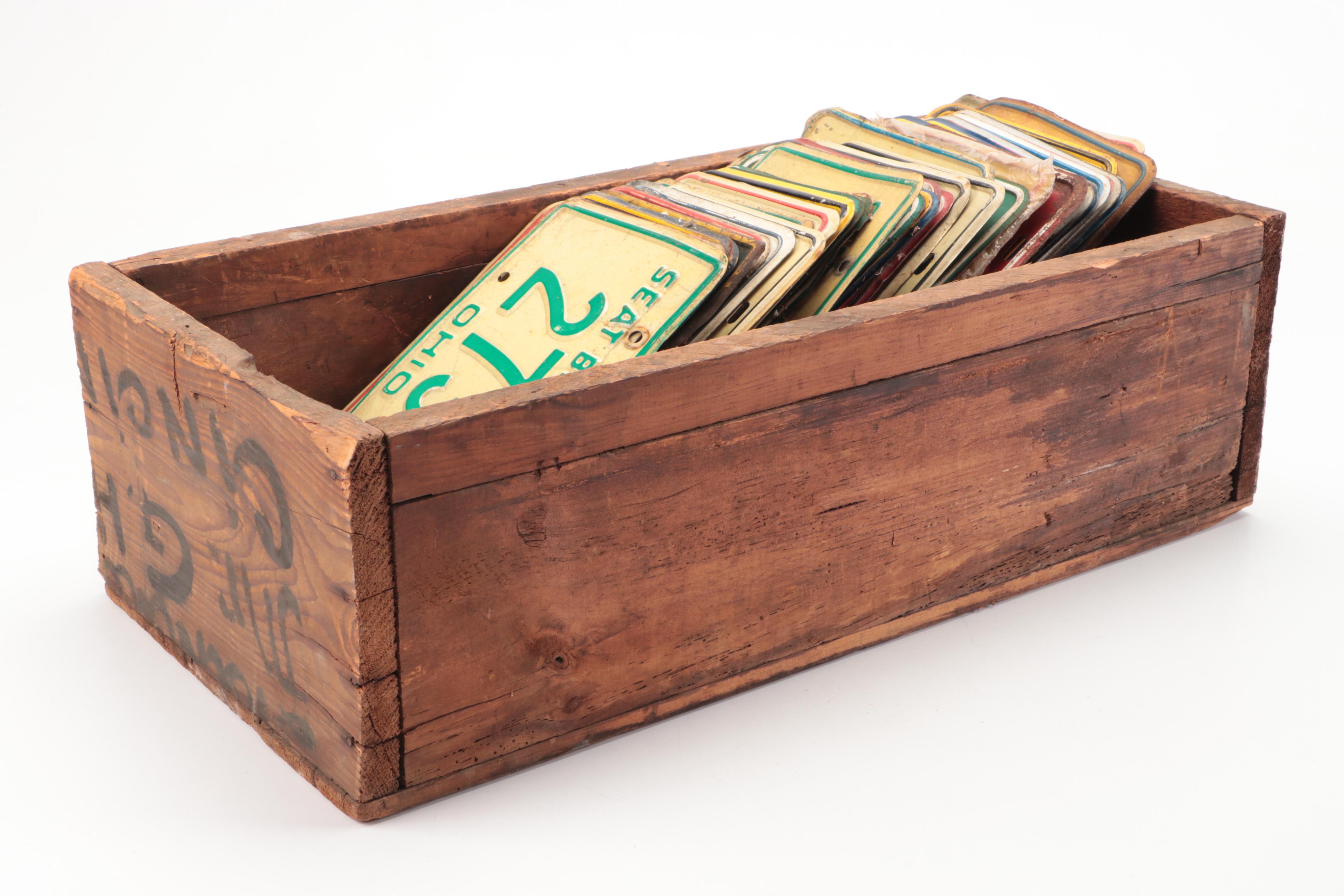 Vintage License Plates from Ohio, Iowa, West Virginia and More