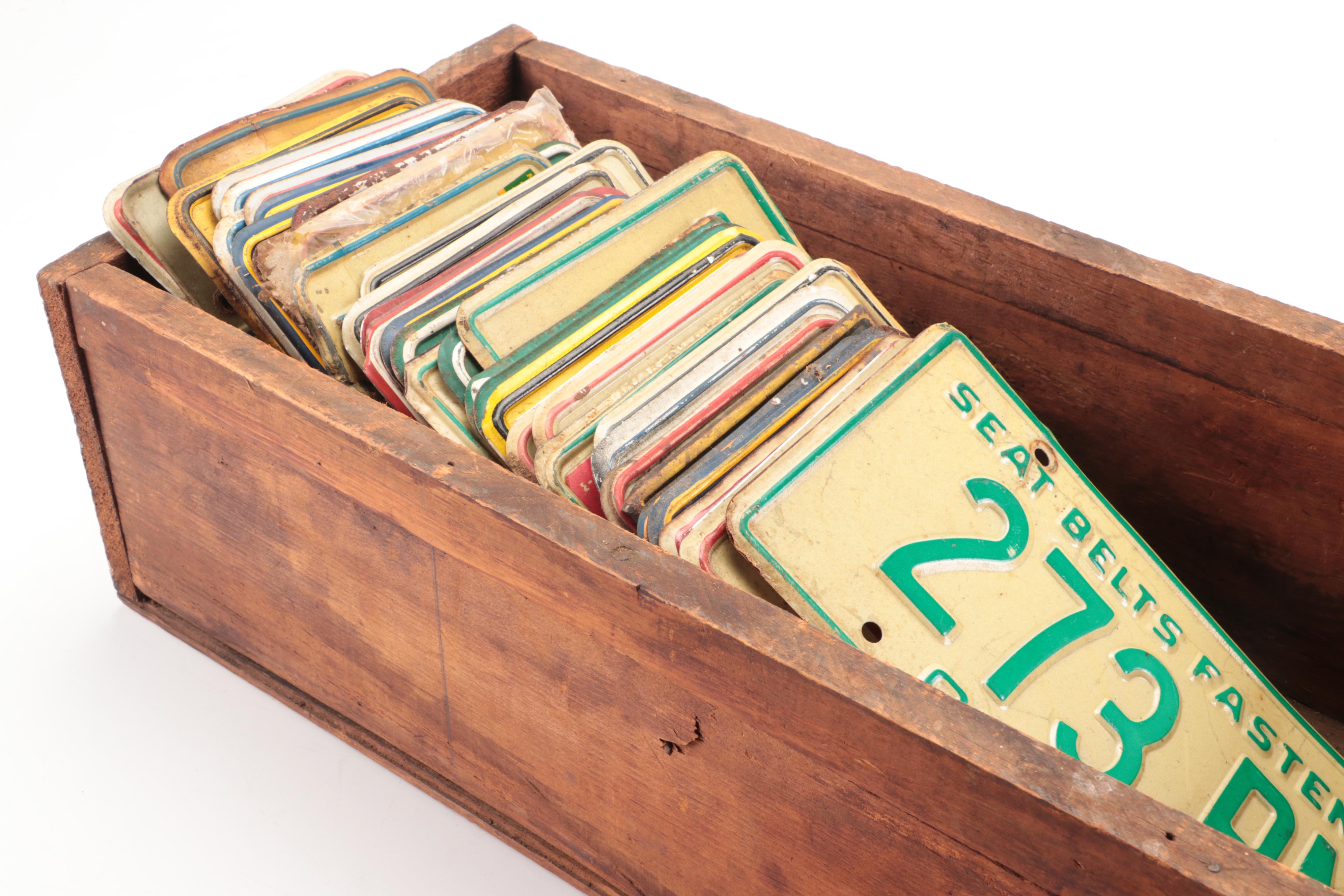 Vintage License Plates from Ohio, Iowa, West Virginia and More