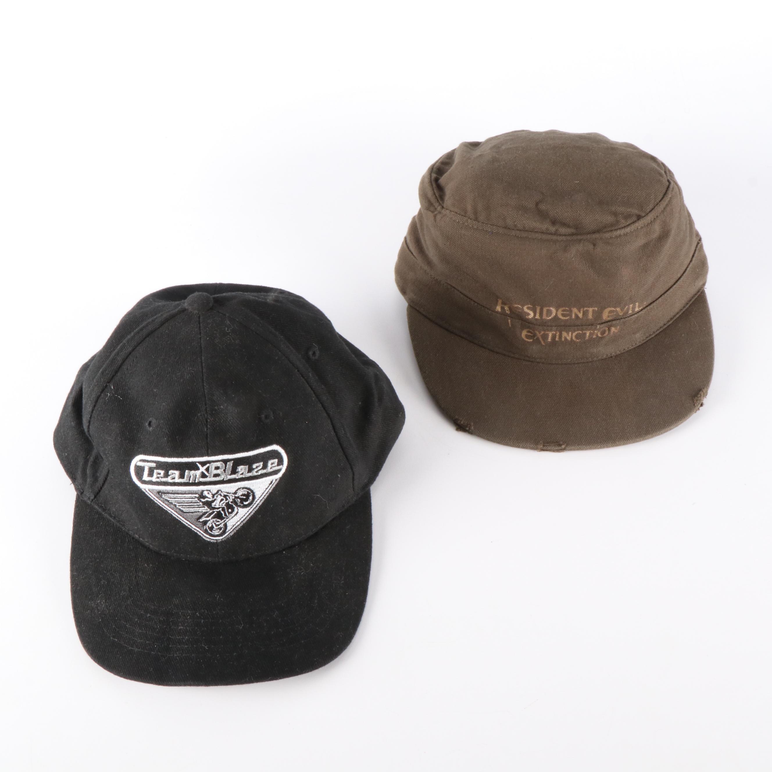 Ghost Rider "Team Blaze" Baseball Cap and "Resident Evil" Field Cap
