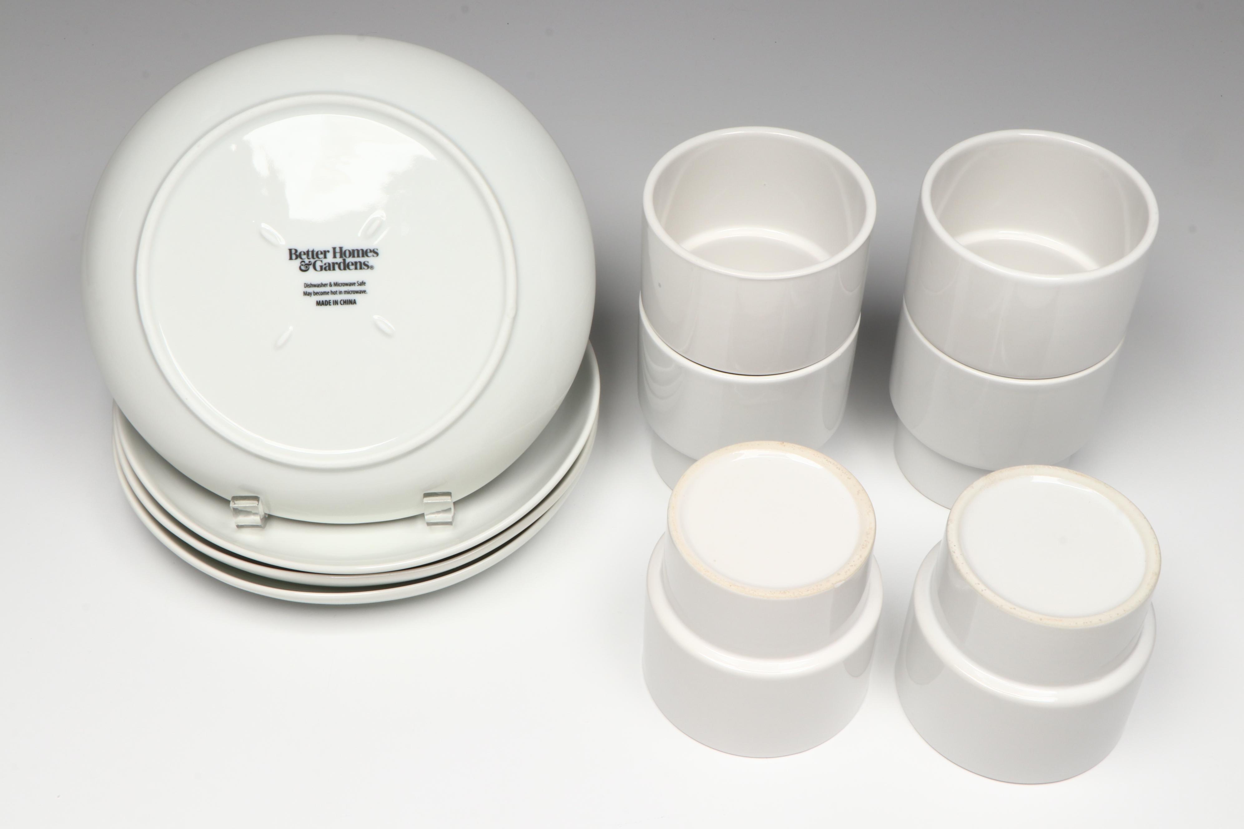 Raymond Waites Ceramic Tray, Black Glass Stemware, and More Tableware