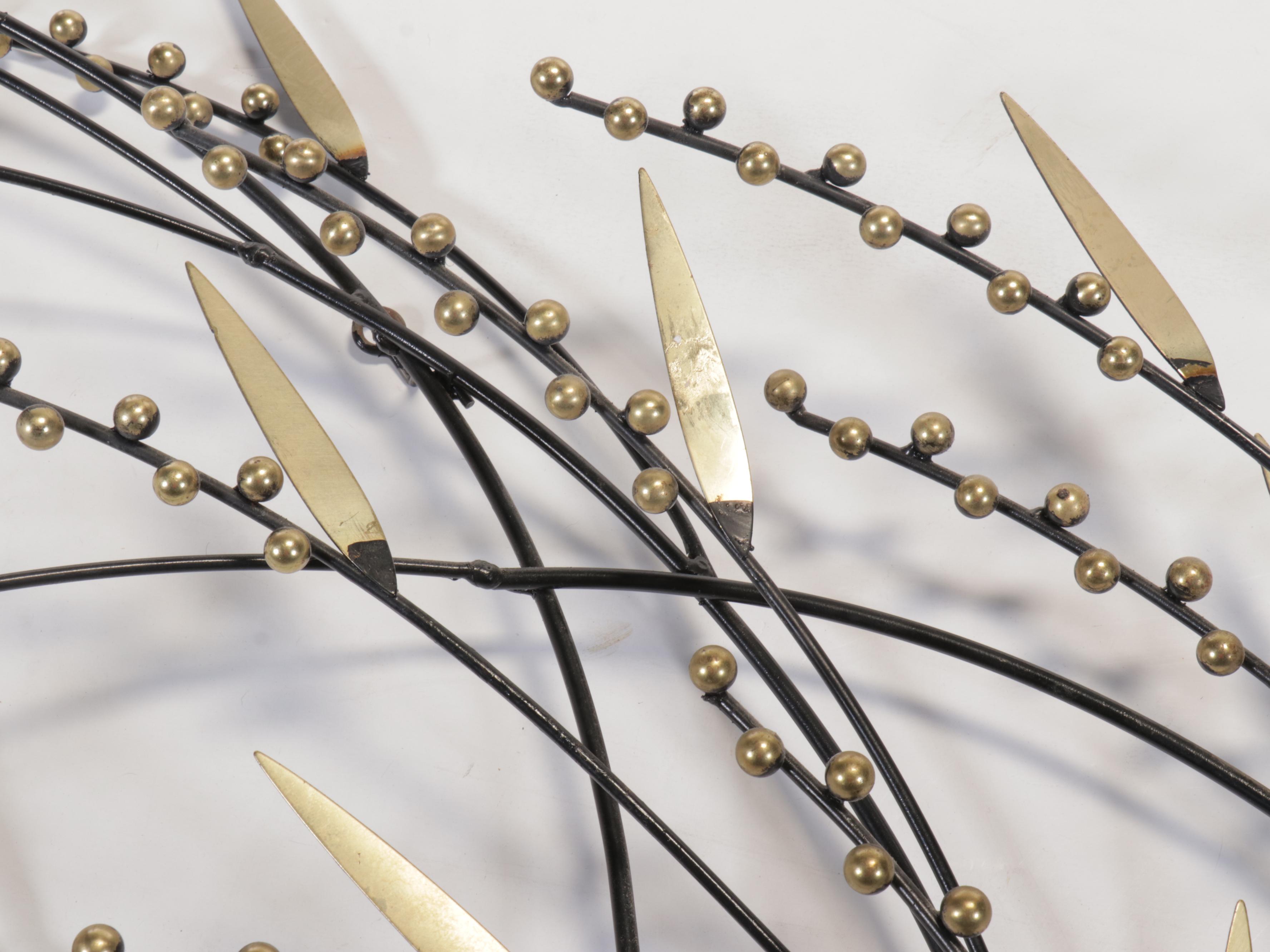 Curtis Jere Mixed Metals Wall Sculpture, 1987