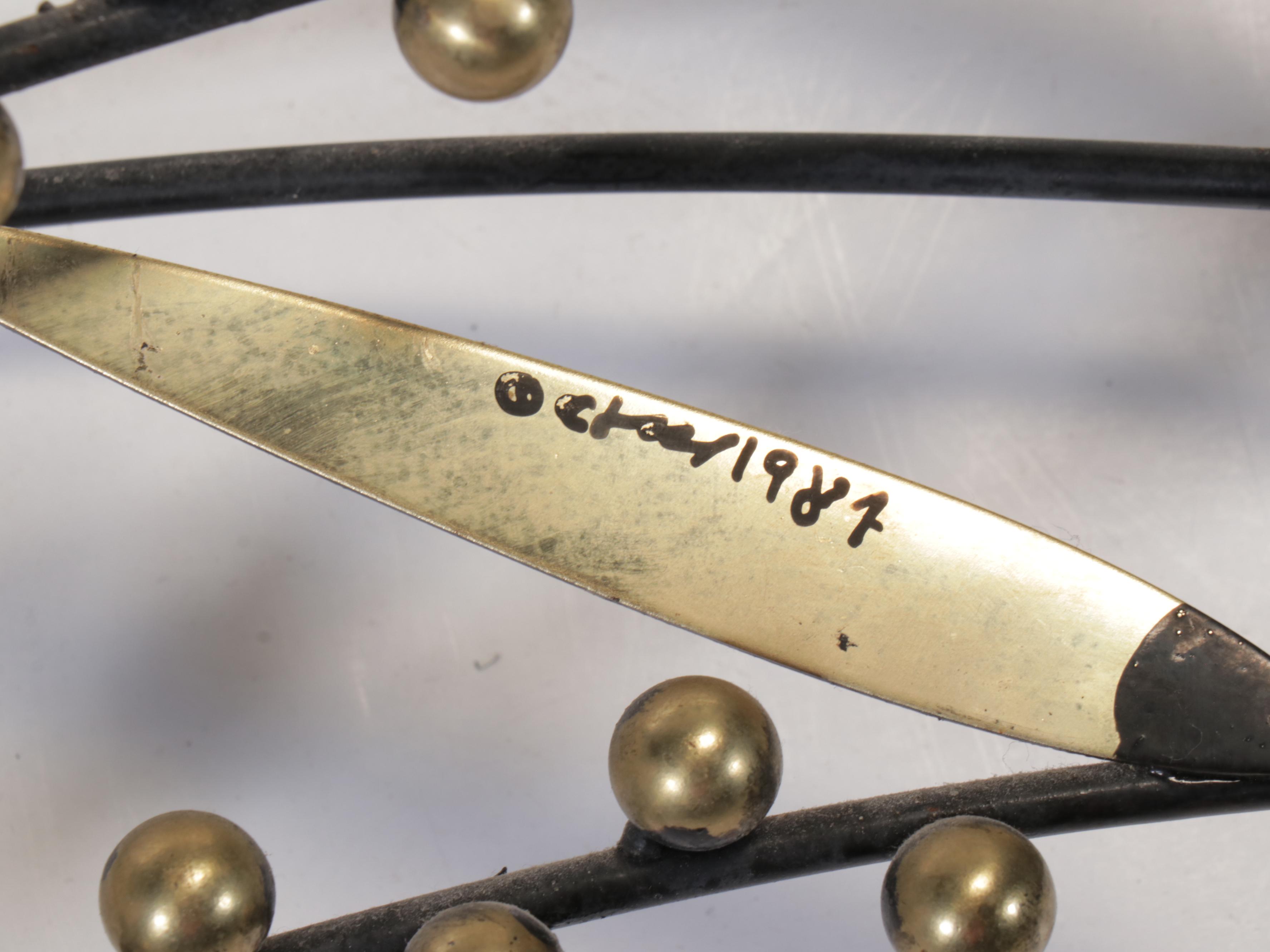 Curtis Jere Mixed Metals Wall Sculpture, 1987