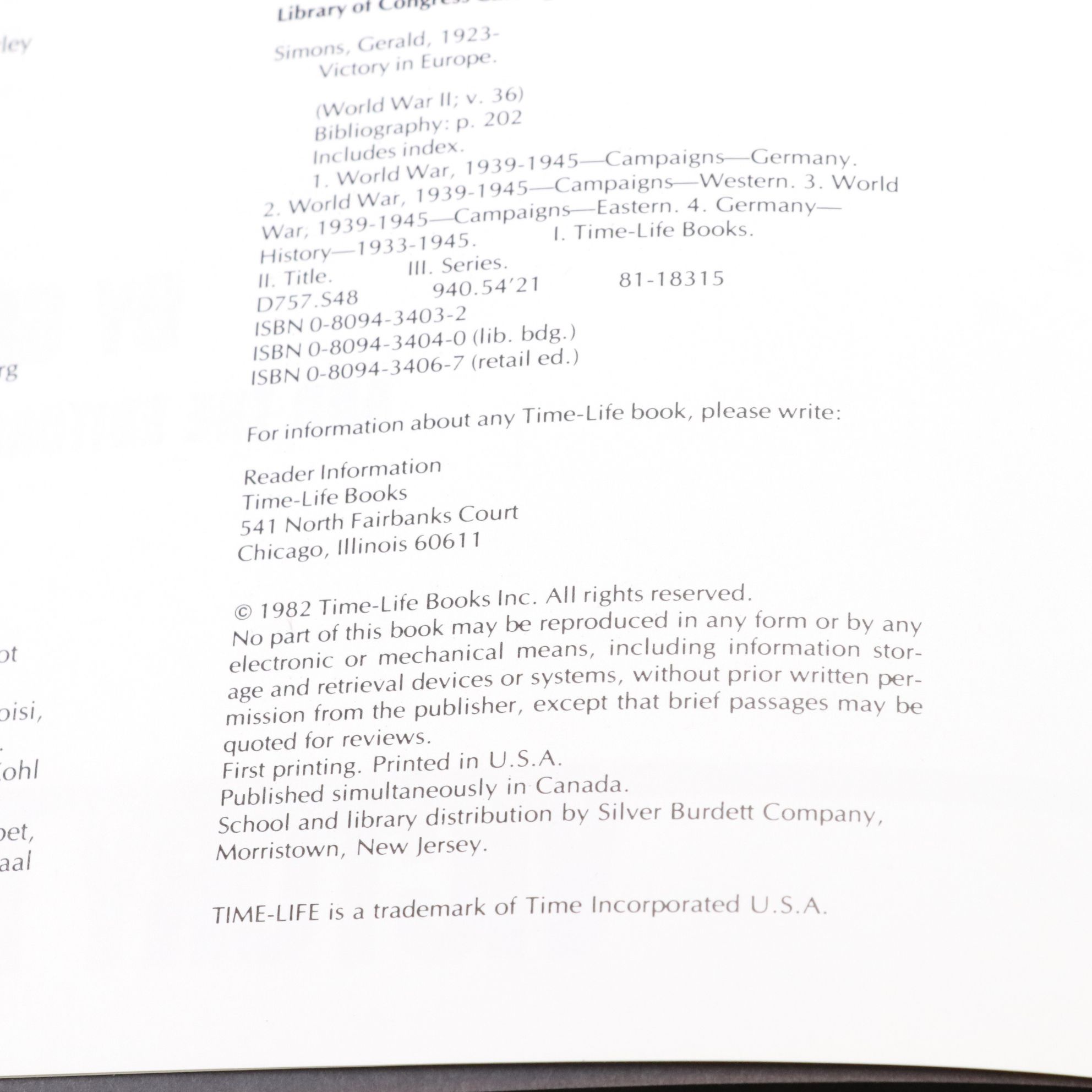 Time-Life "World War II" European Theater Collection