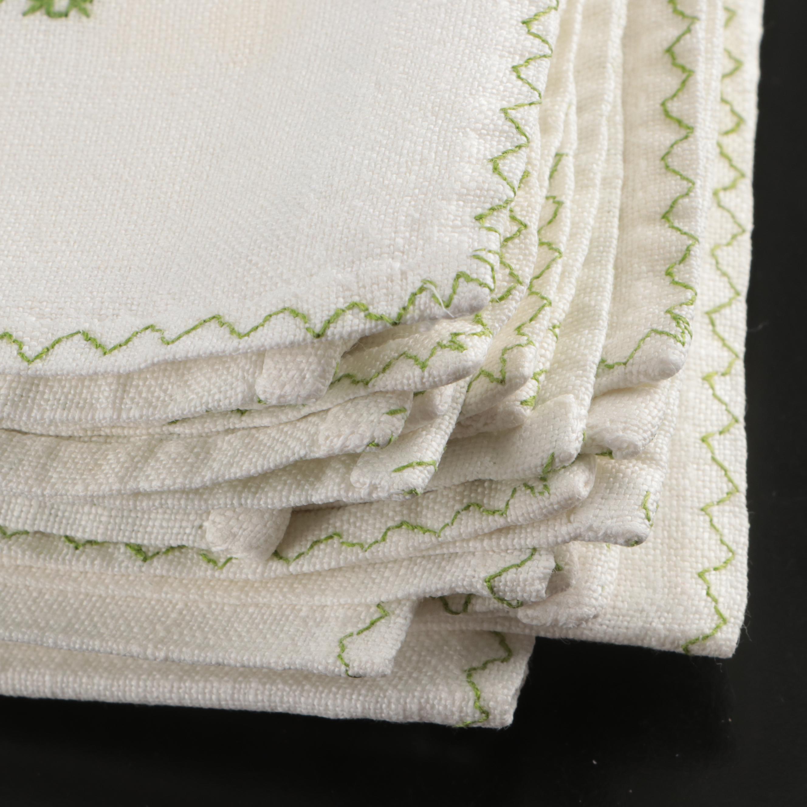 Floral Embroidered with Other Tablecloths, Placemats and Napkins