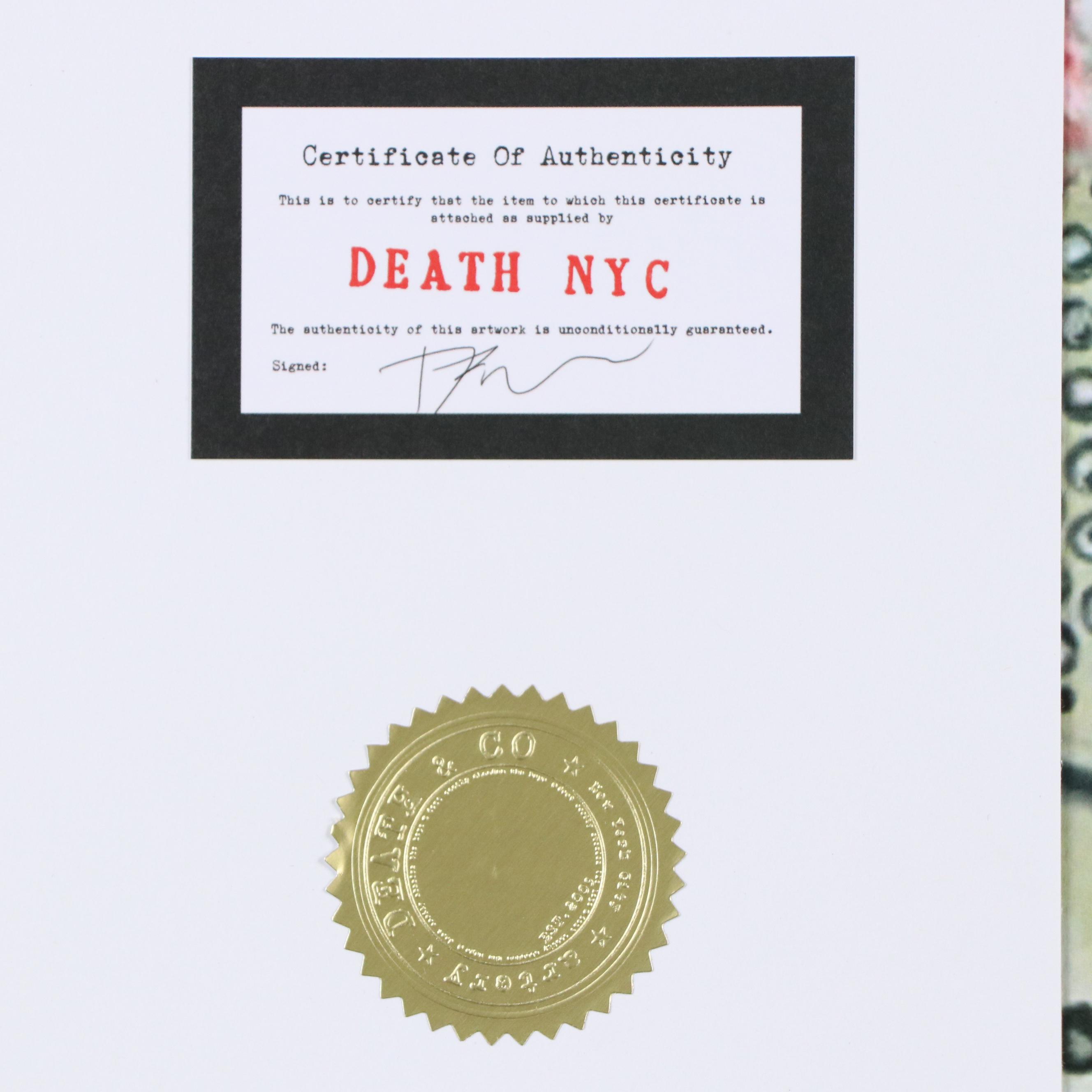 Death NYC Pop Art Digital Print of Tiger with Gucci Glasses, 2024