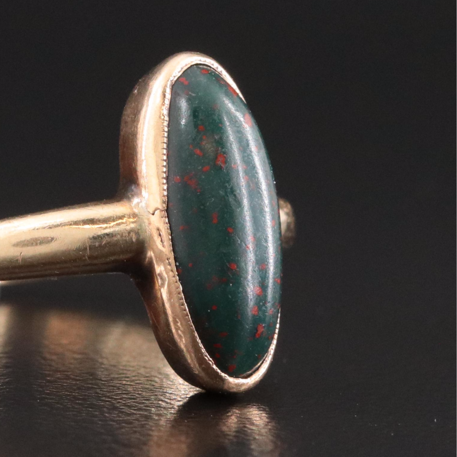 14K Bloodstone Ring