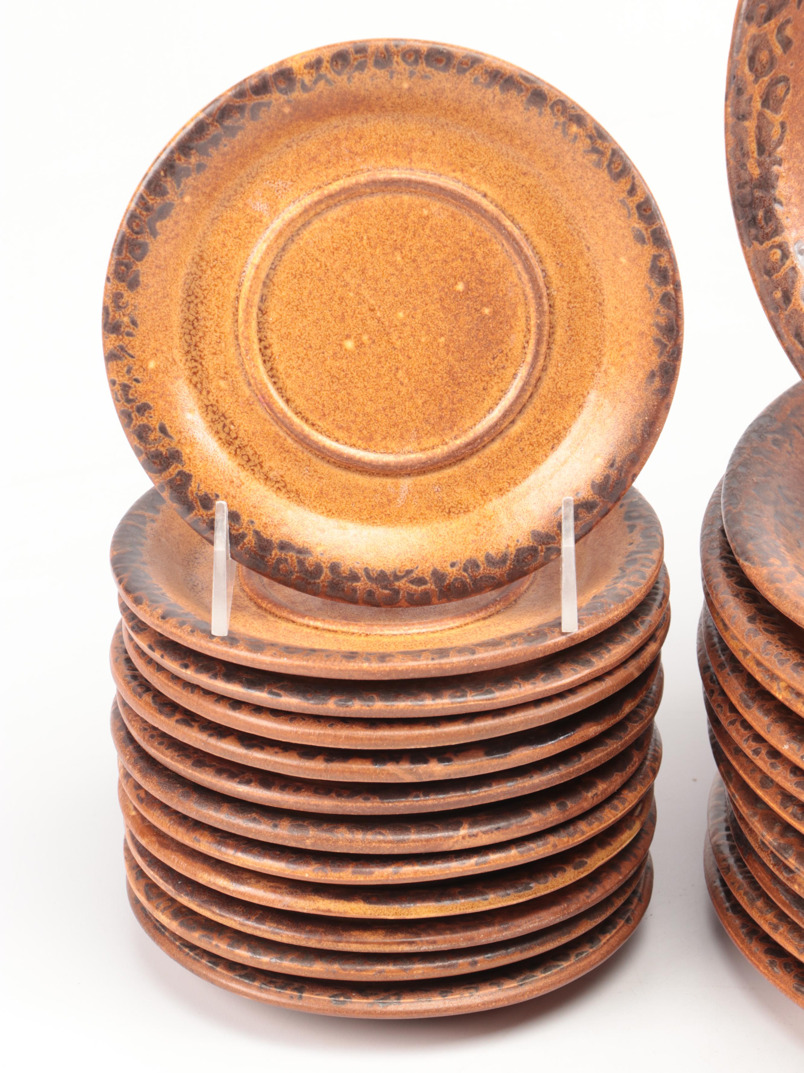 McCoy Pottery "Canyon" Southwestern Inspired Dinnerware, Mid to Late 20th C.