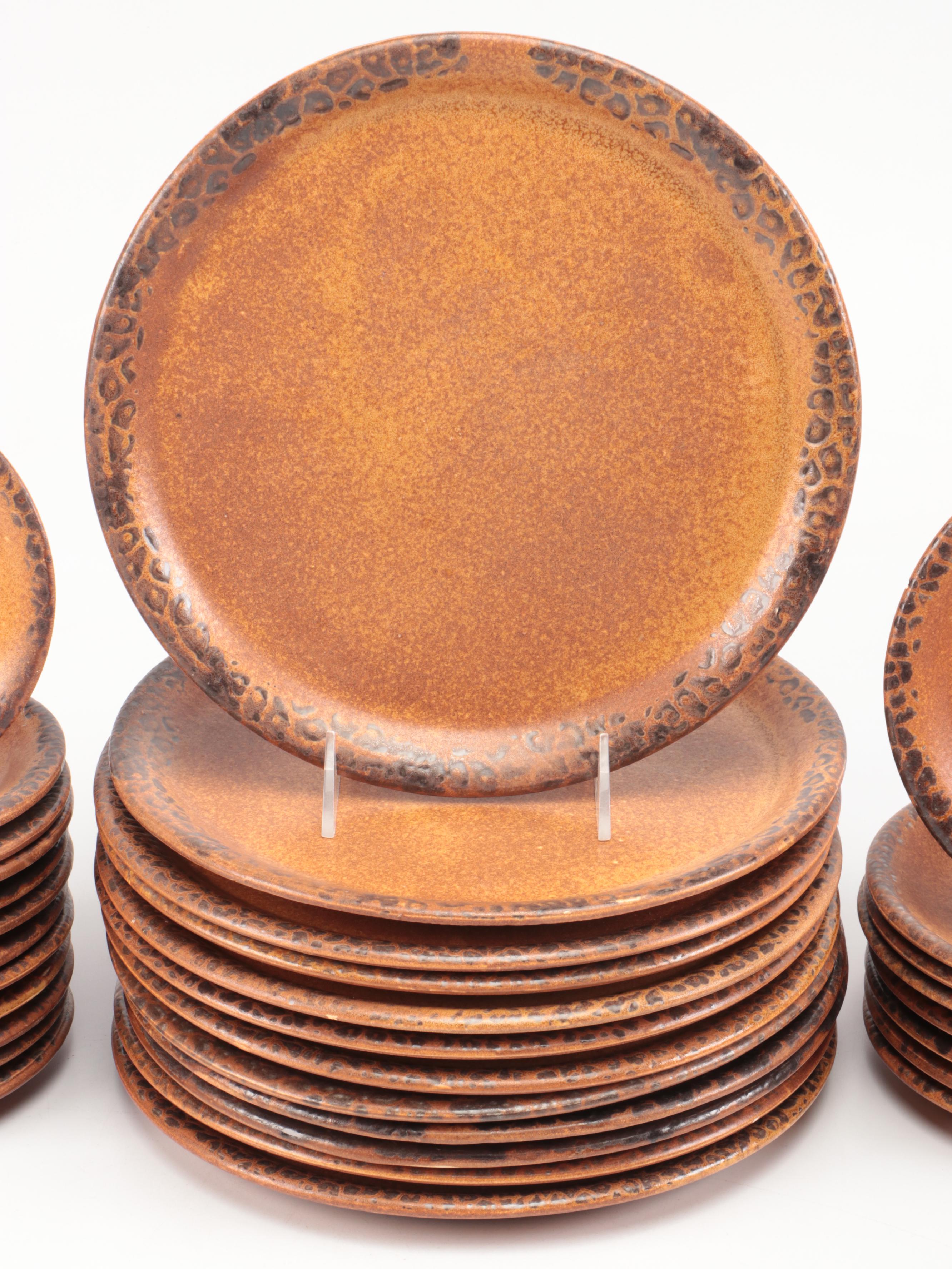 McCoy Pottery "Canyon" Southwestern Inspired Dinnerware, Mid to Late 20th C.