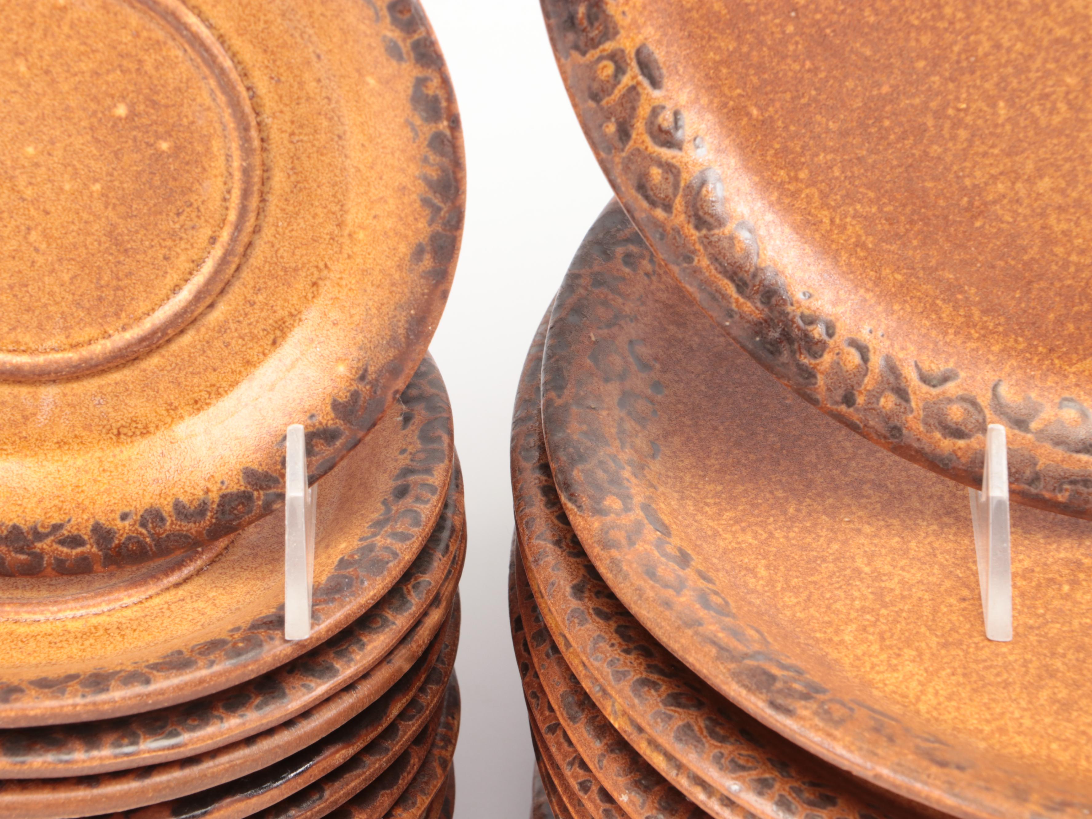 McCoy Pottery "Canyon" Southwestern Inspired Dinnerware, Mid to Late 20th C.