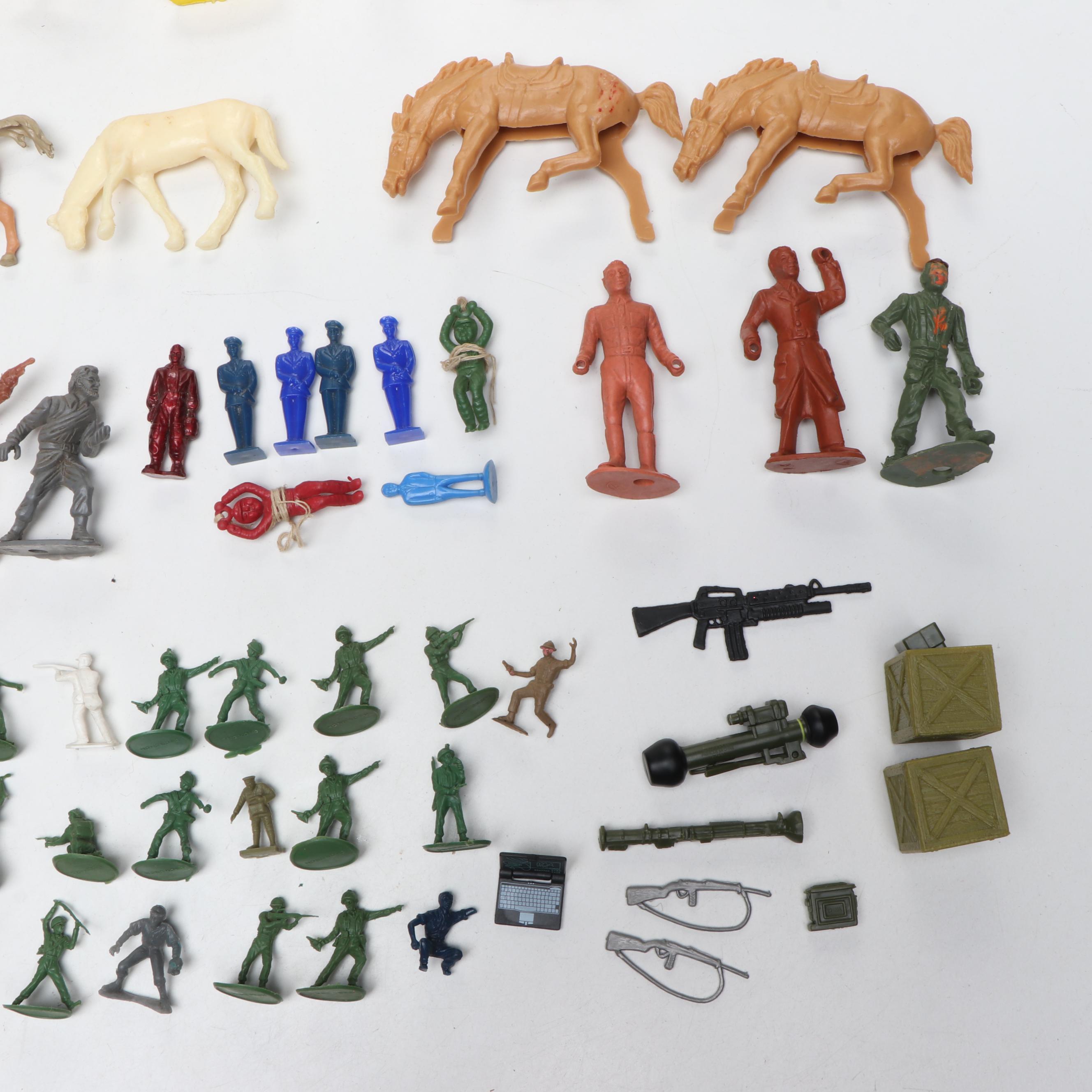 Cowboys and Native Americans Plastic Toys with Other Pretend Play Toys
