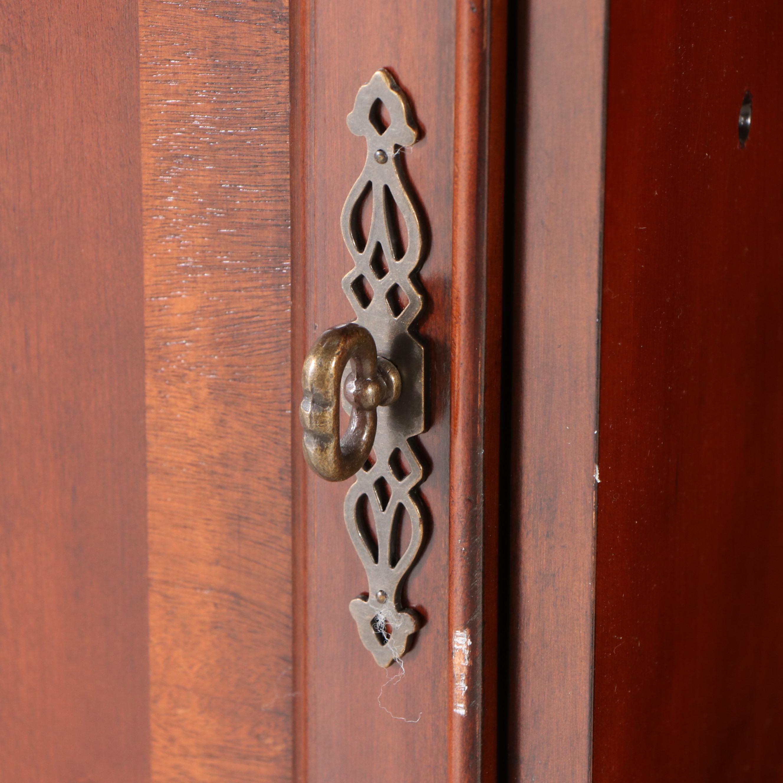 Hooker Furniture "Seven Seas" Mahogany Desk with Faux Leather Office Chair