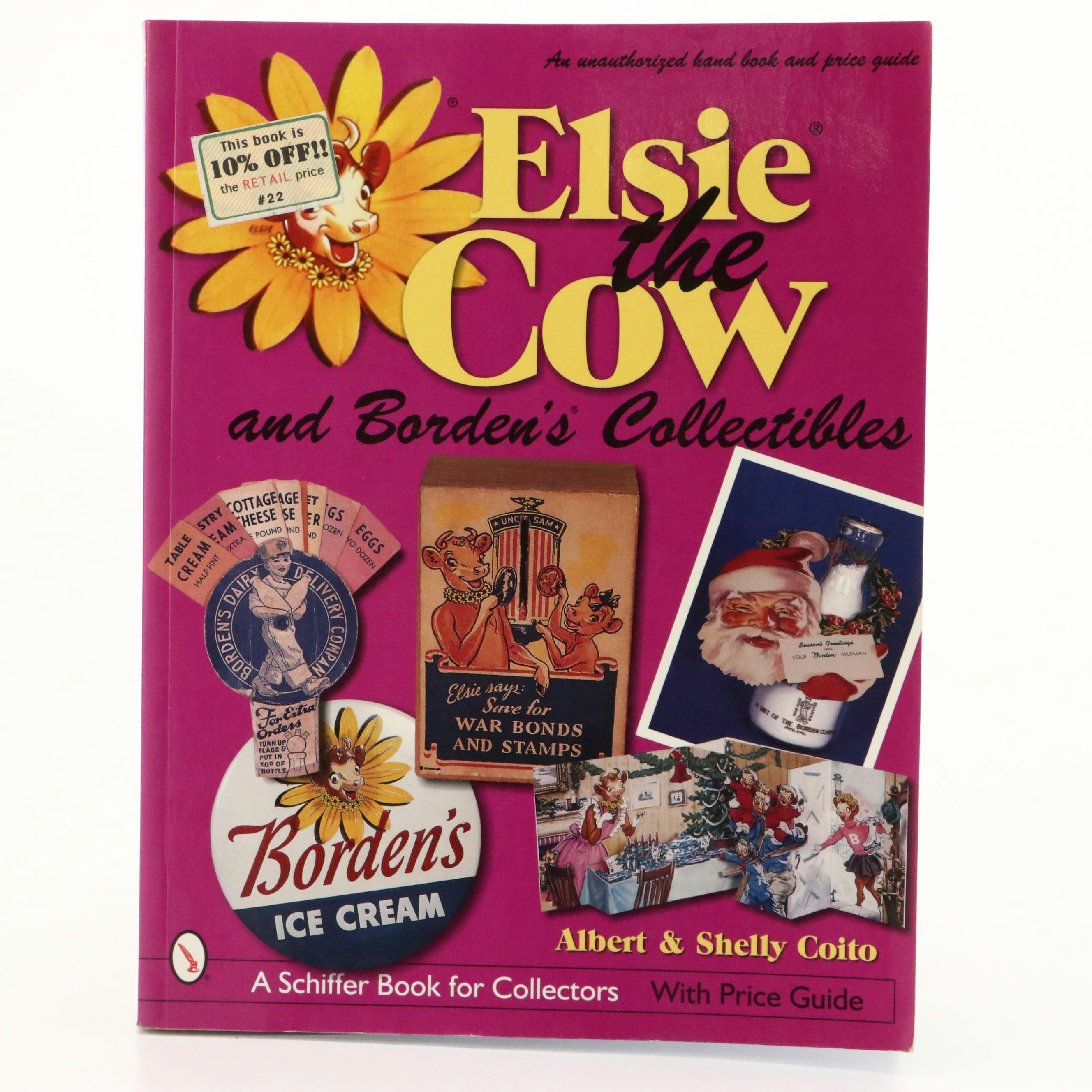 Borden "Elsie the Cow" Ceramic Cookie Jar with Mugs and More Collectibles