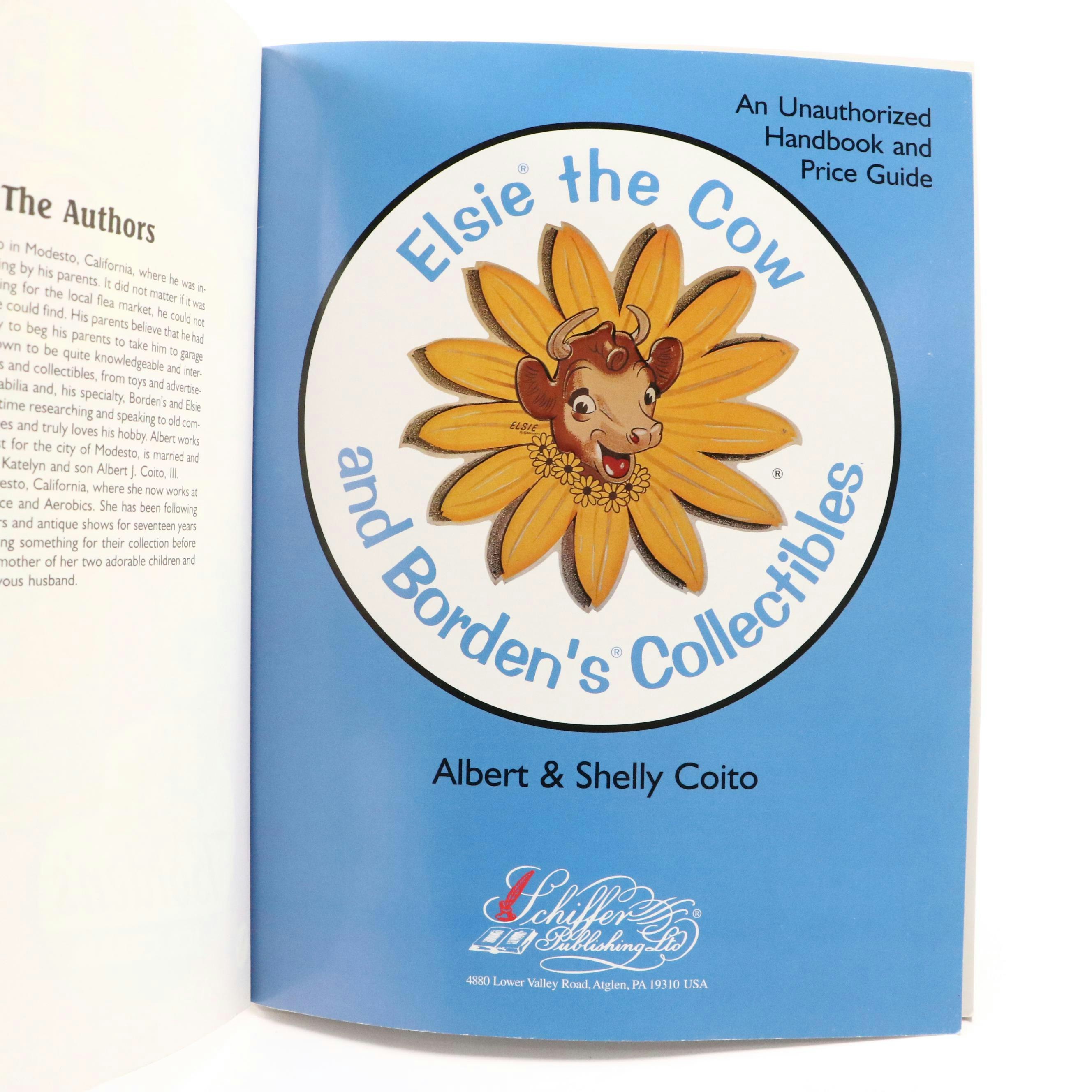 Borden "Elsie the Cow" Ceramic Cookie Jar with Mugs and More Collectibles