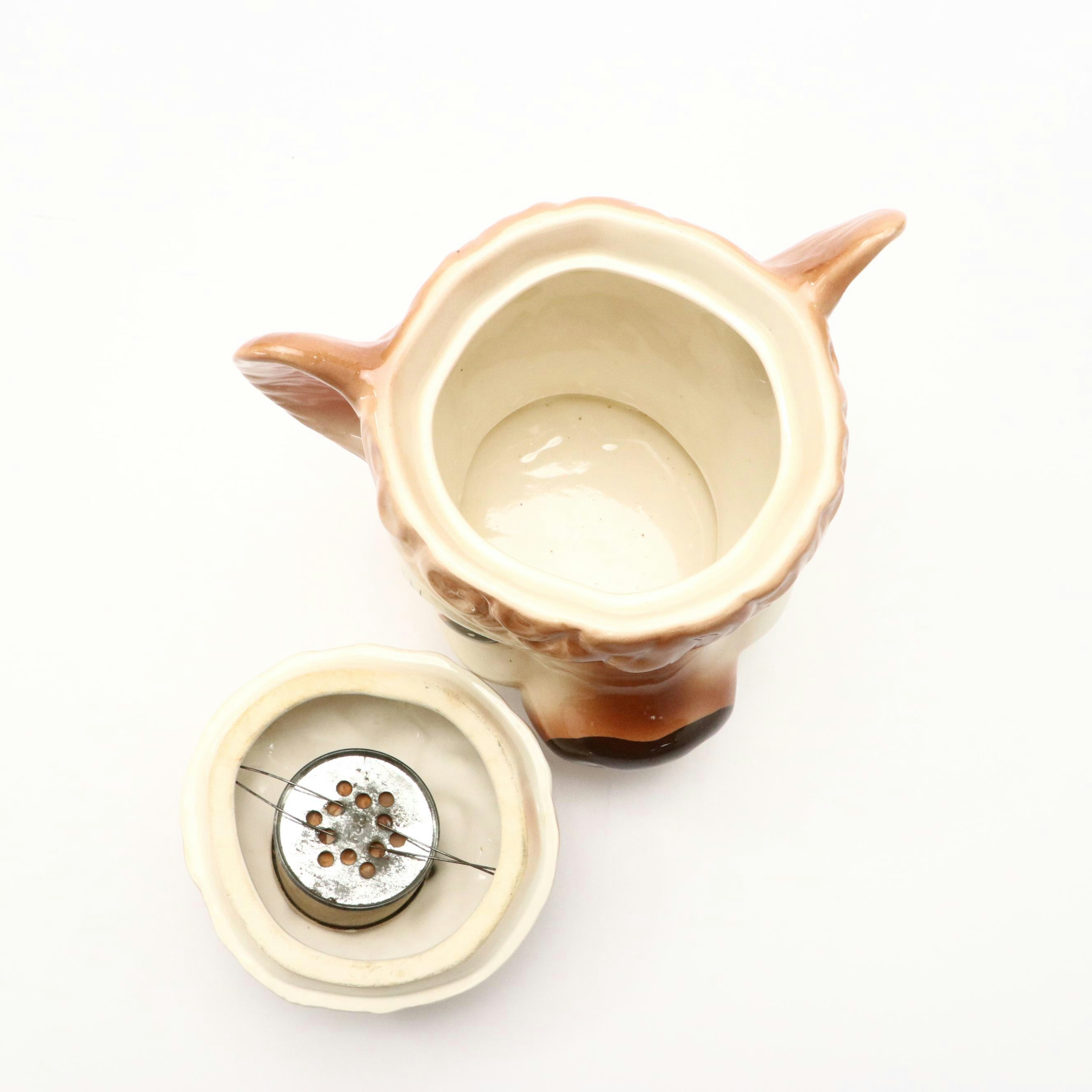 Borden "Elsie the Cow" Ceramic Cookie Jar with Mugs and More Collectibles