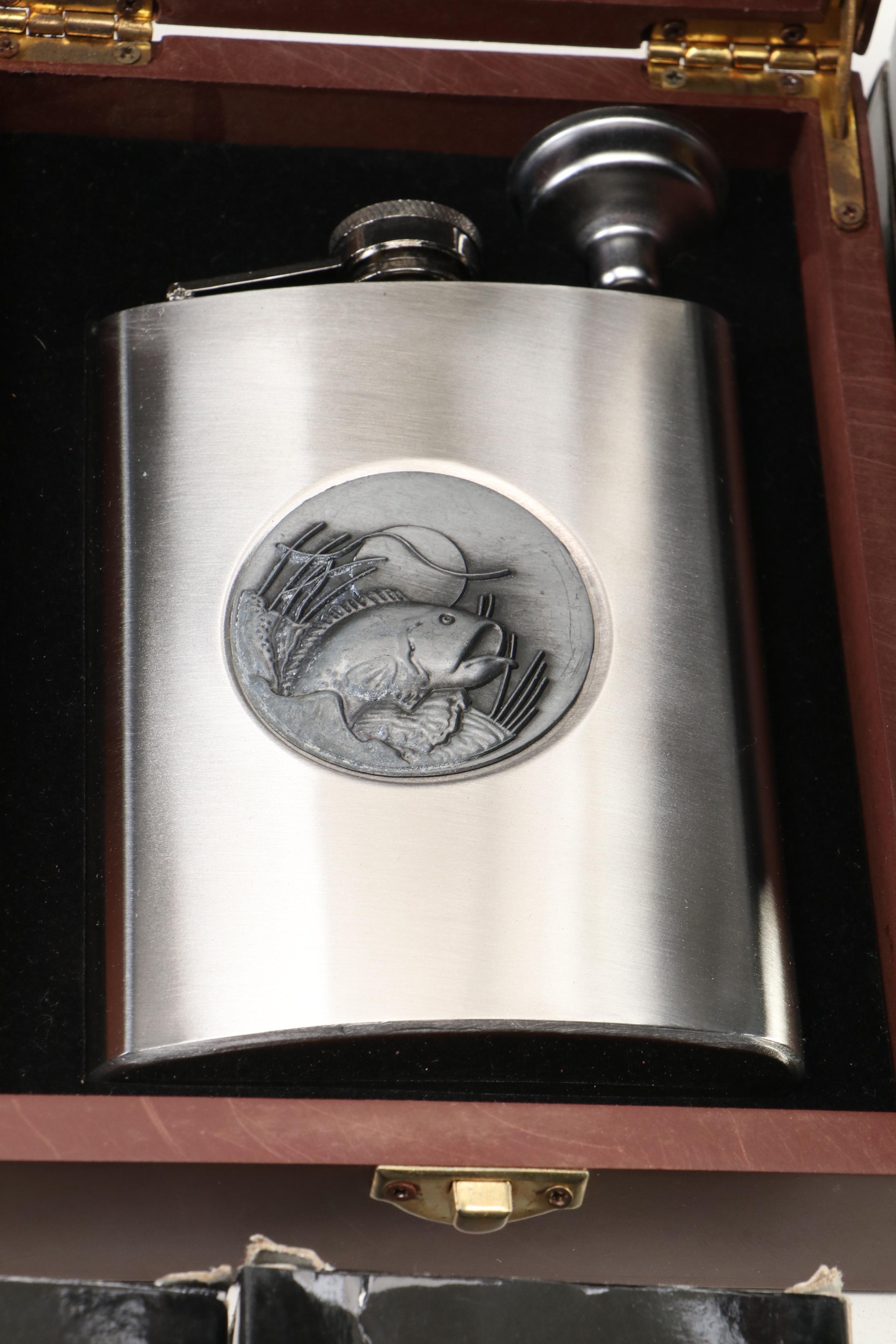 Rebel Steel Flasks with Other Flask Sets