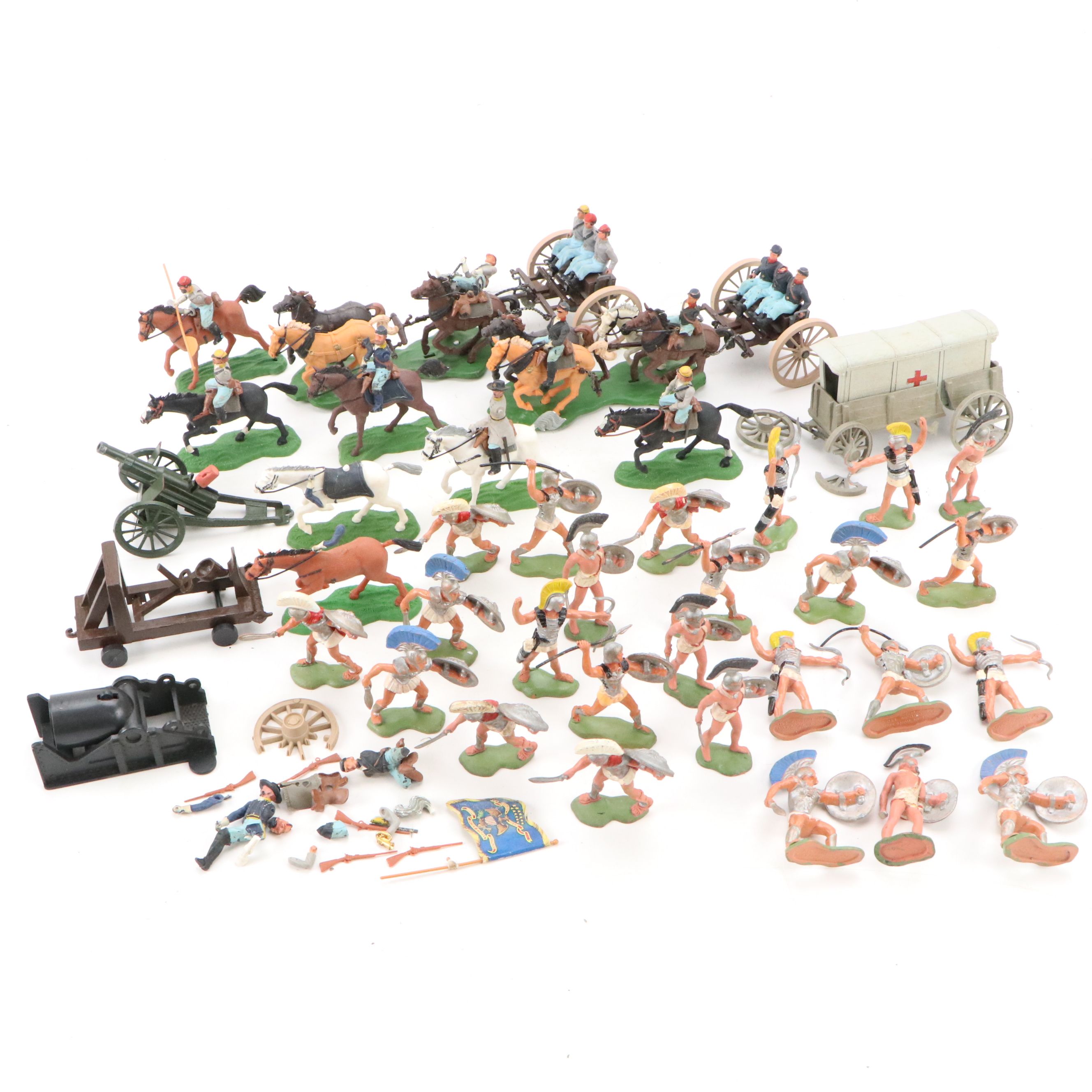 Britains American Civil War and Other Plastic Toy Soldiers