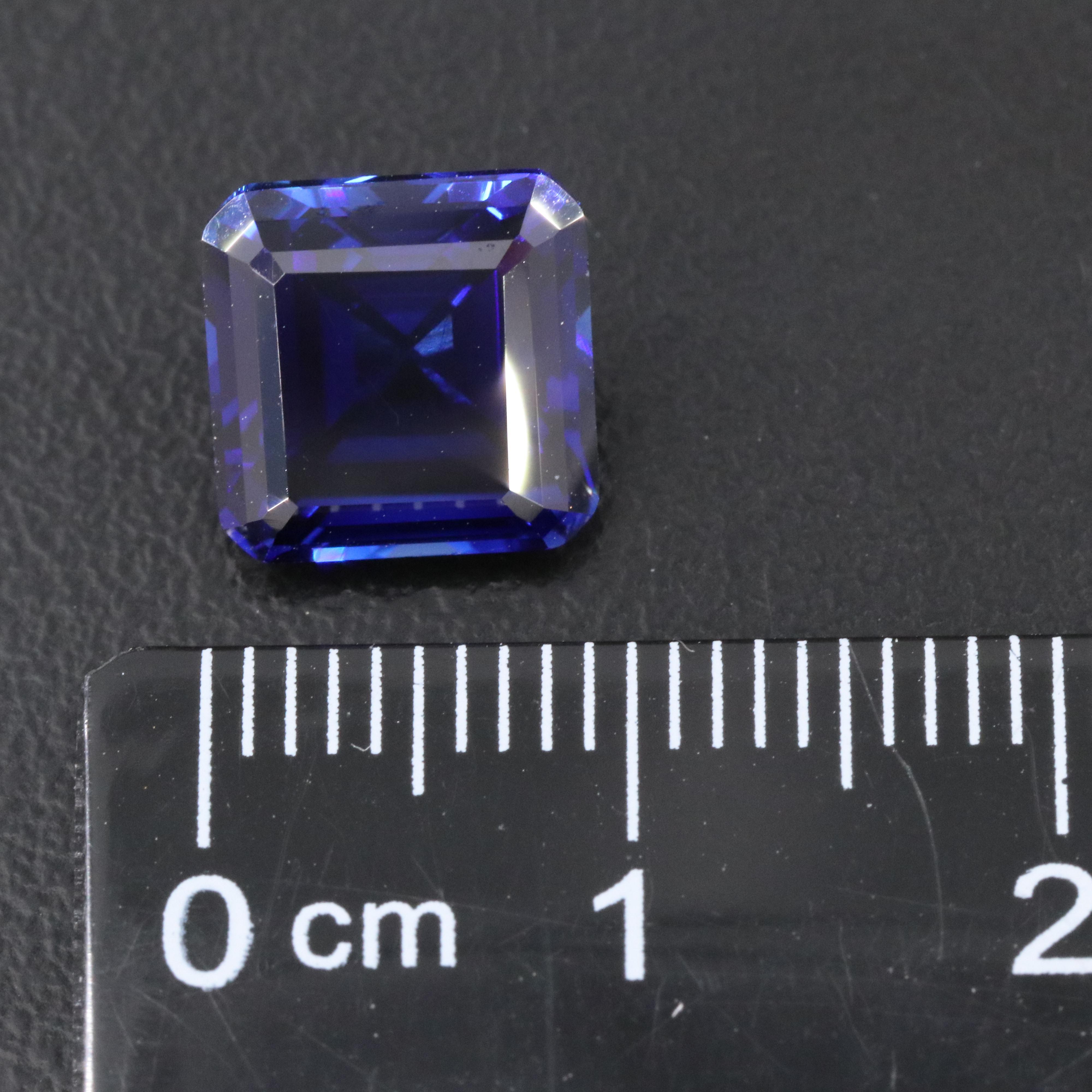 Loose 4.94 CT Lab Grown Sapphire