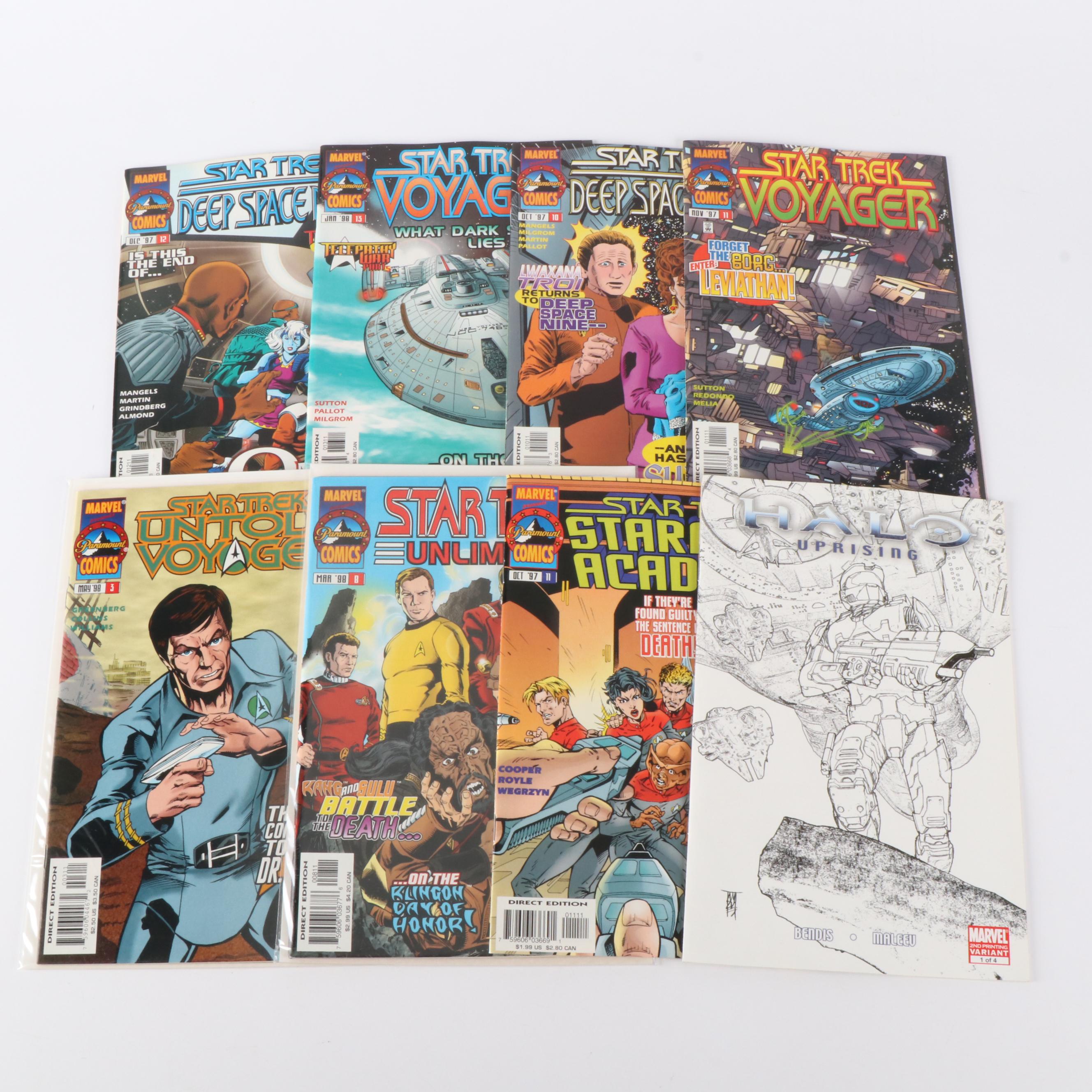 More Than 150 Modern Age Comics Including "Star Trek"," Halo" and "Deathlok"