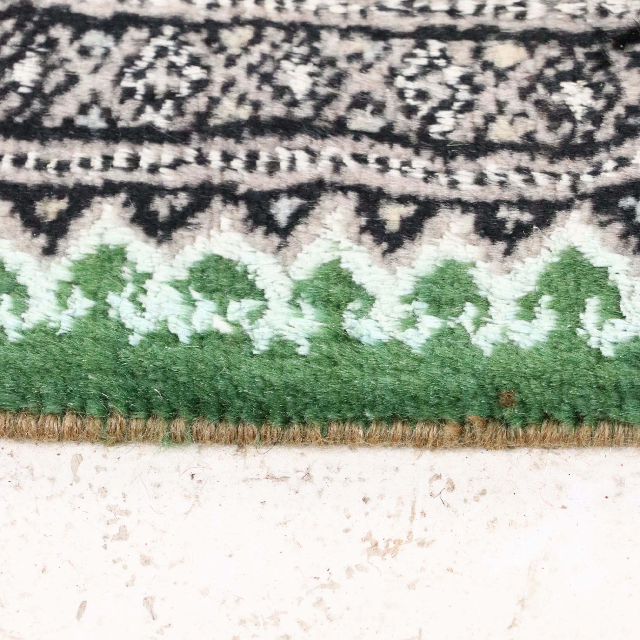 8'11 x 12'1 Hand-Knotted Pakistani Bokhara Room Sized Rug