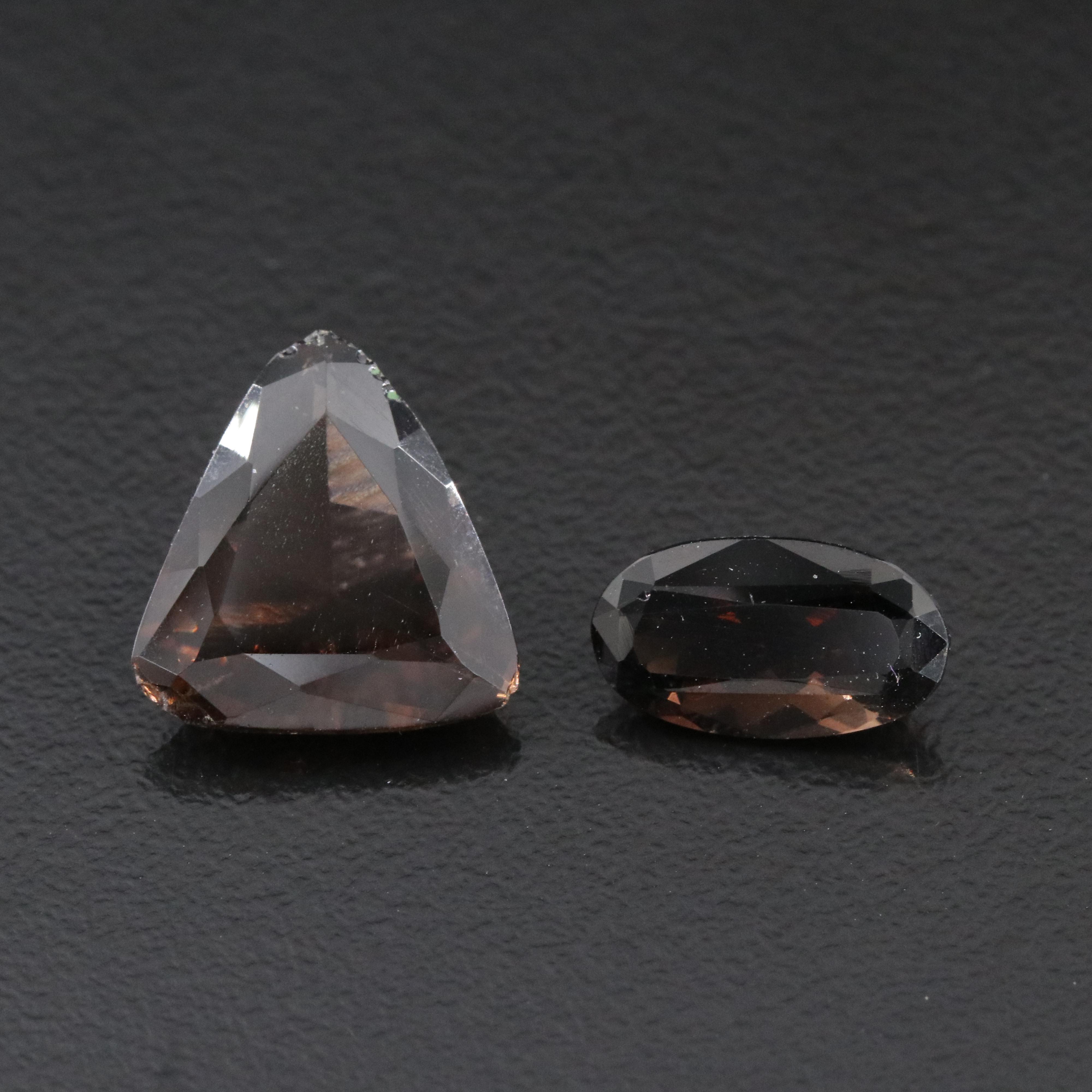 Loose 7.43 CTW Smoky Quartz